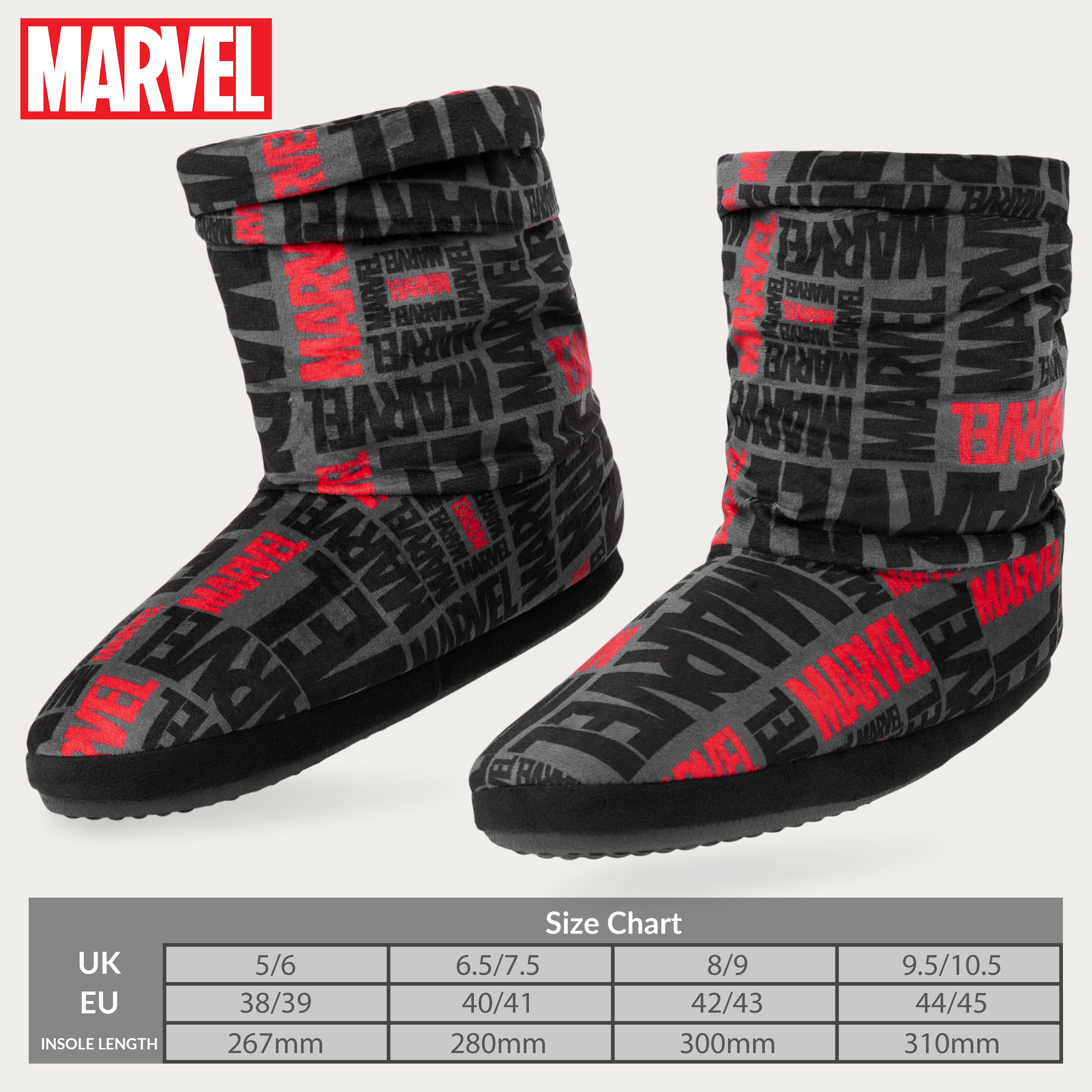 marvel-chaussons-homme-pantoufles-bottines-peluche image 6
