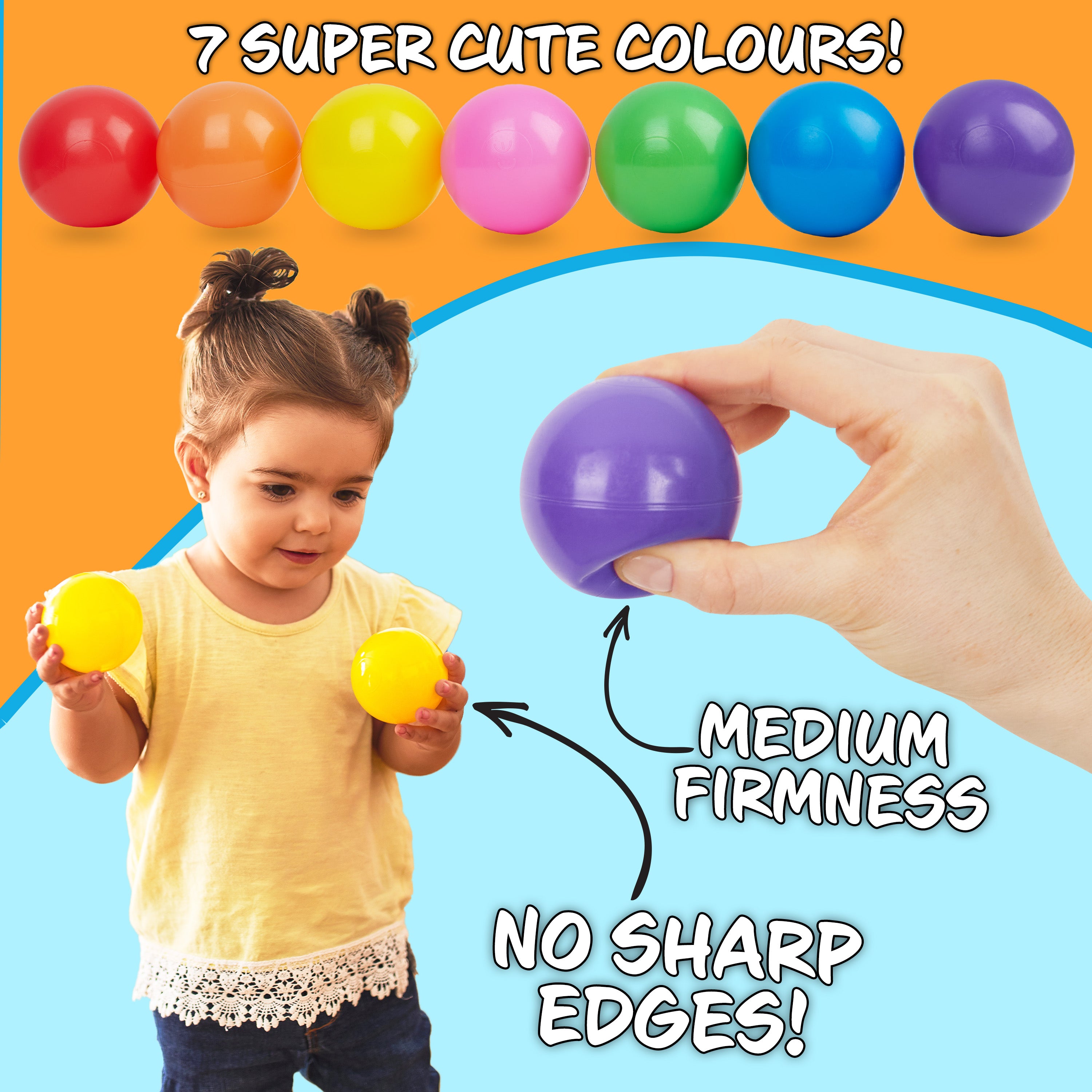 get-trend-lot-50-balles-piscine-balles-enfant-6-cm-couleurs image 4
