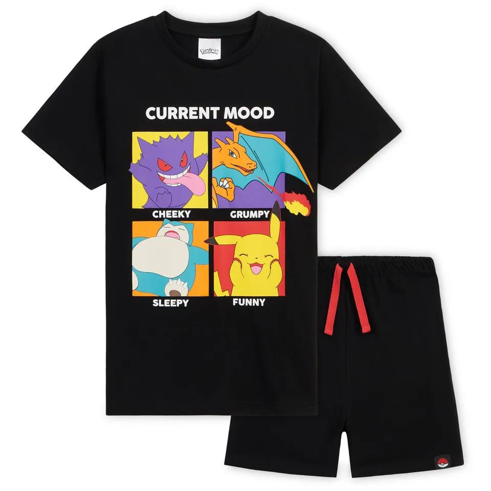 pok-mon-pyjama-court-gar-on-short-et-t-shirt-pikachu image 1