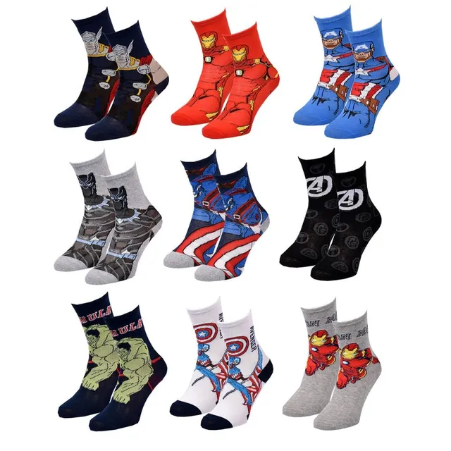 ozabi-avengers-pack-chaussettes-gar-on-coton image 1