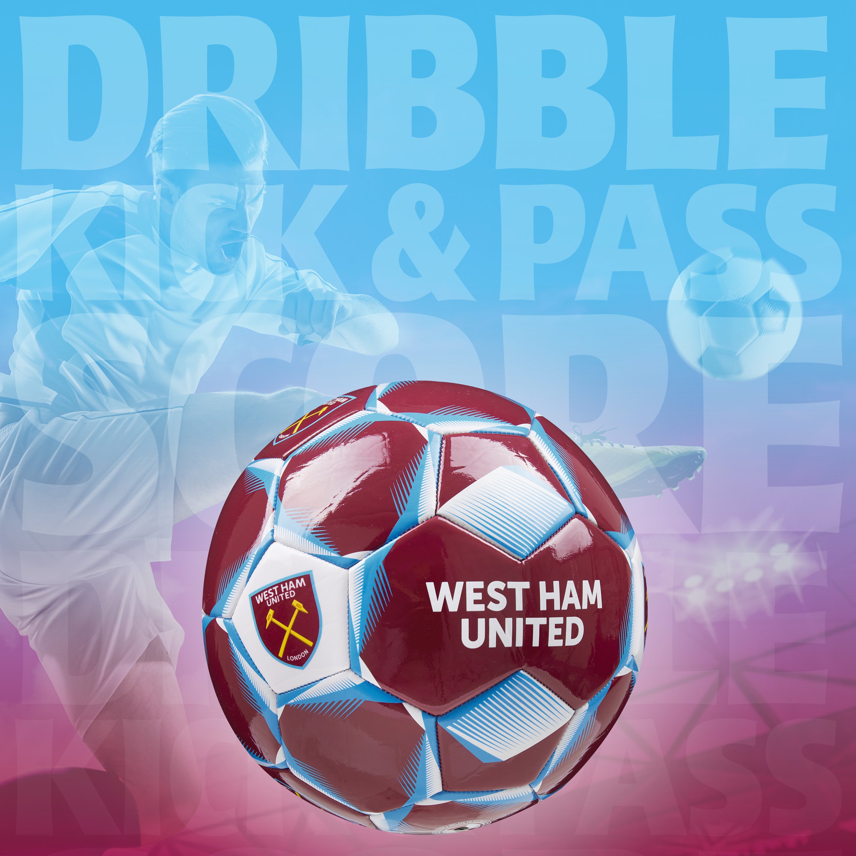 west-ham-united-ballon-de-foot-taille-5-officiel-adulte image 3