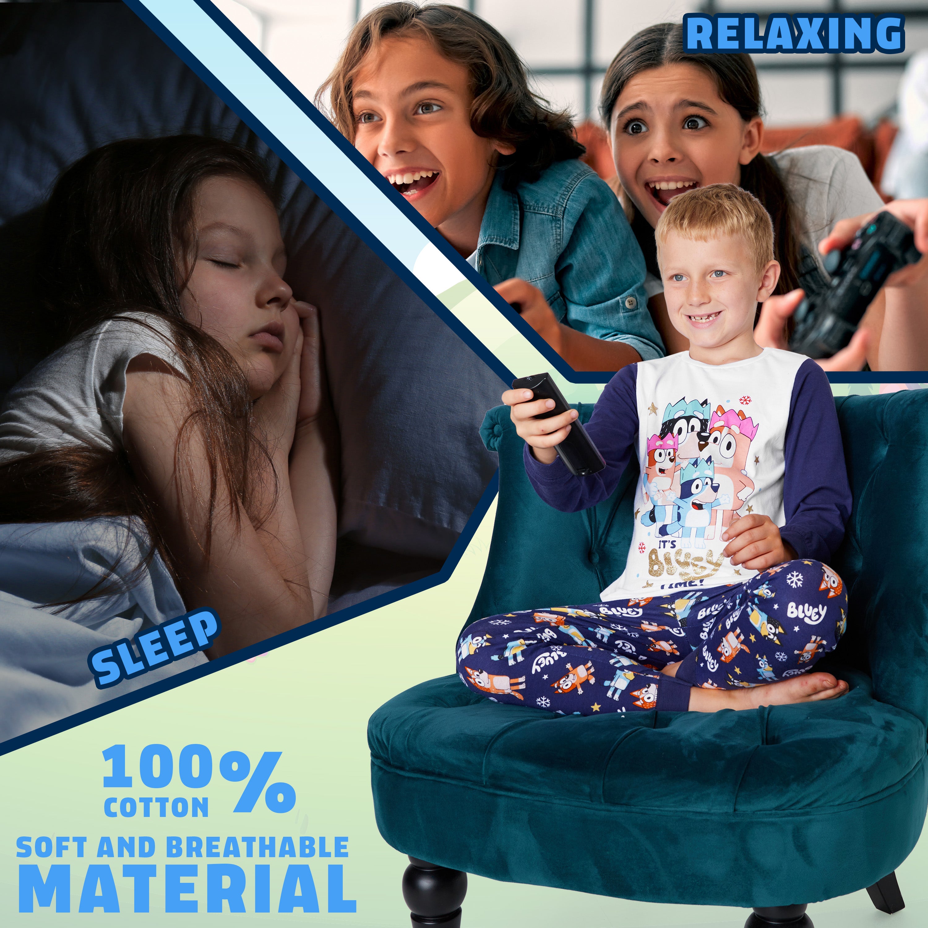 bluey-pyjama-no-l-assorti-enfant-coton-manche-longue-famille image 5