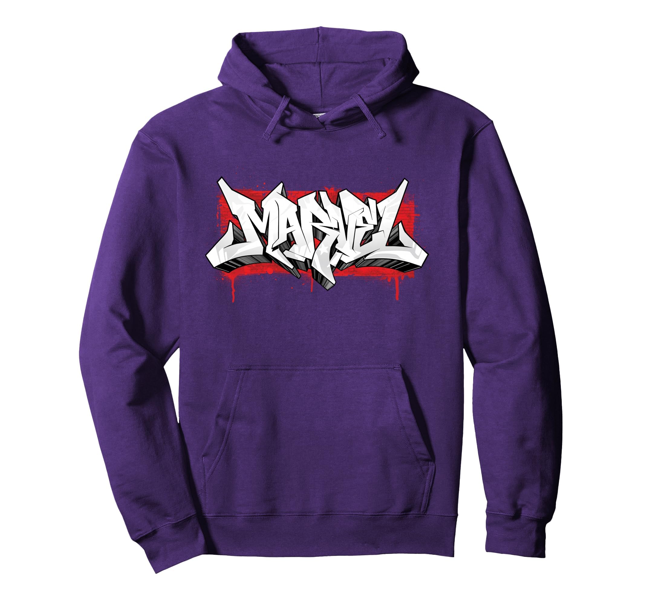 marvel-graffiti-brick-logo-sweat-capuche-noir-l image 3