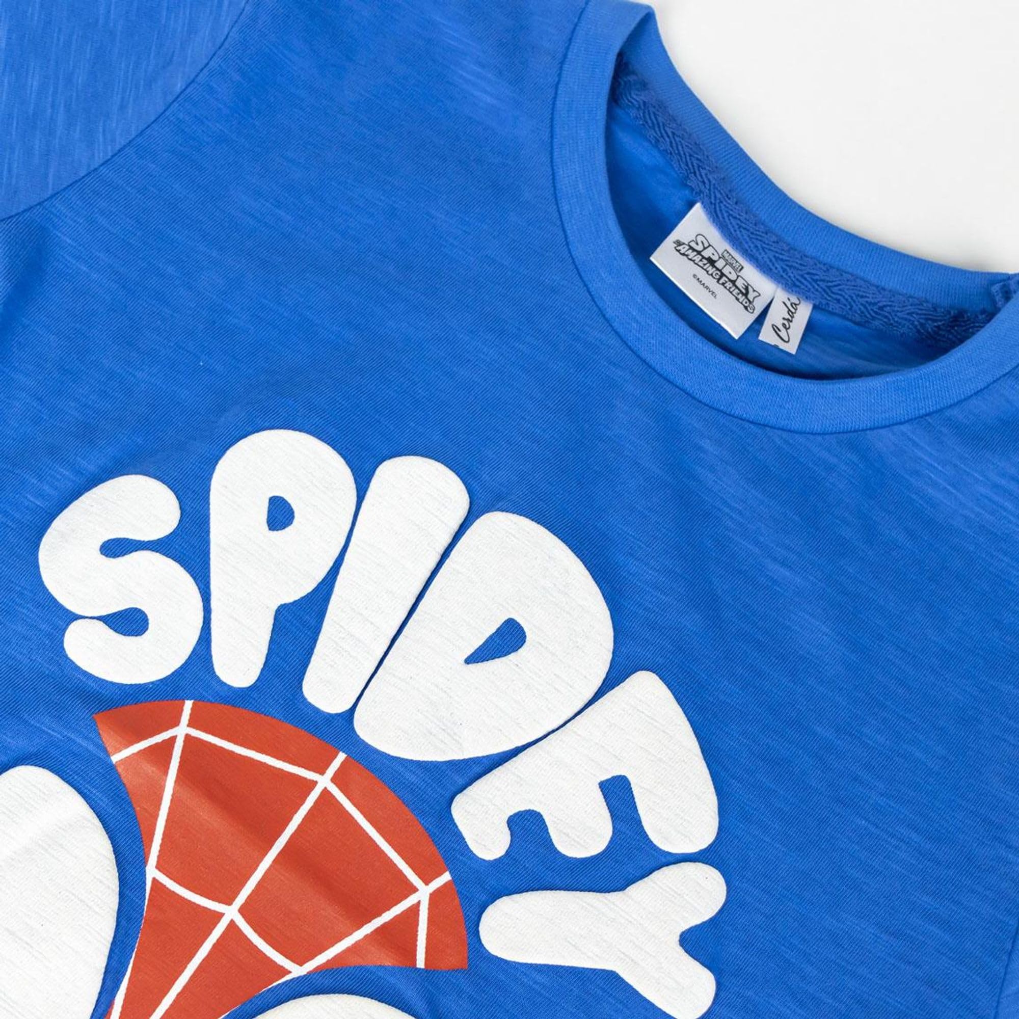 cerd-spidey-t-shirt-enfant-bleu-3-ans-coton image 4