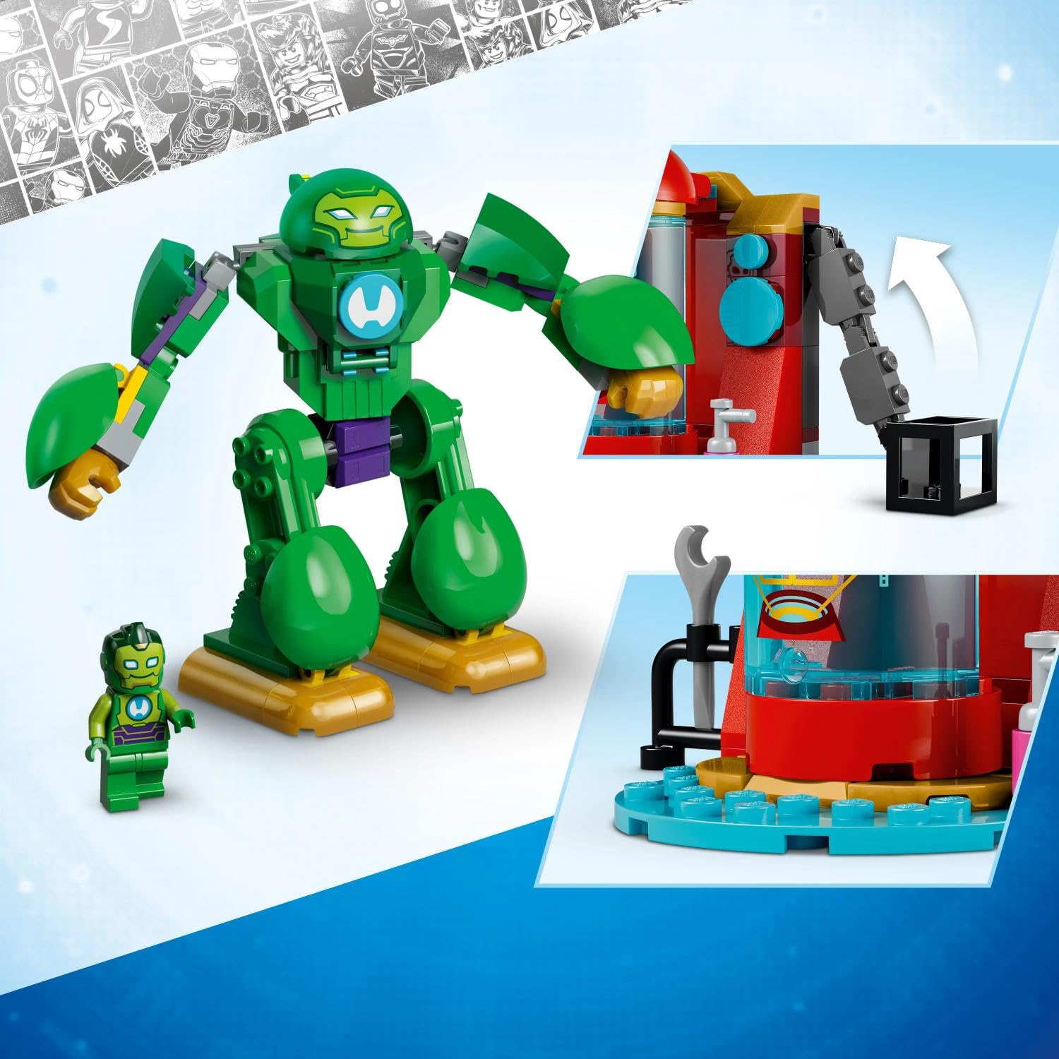 lego-marvel-11211-loki-contre-team-iron-man-jeu-204-pi-ces image 4