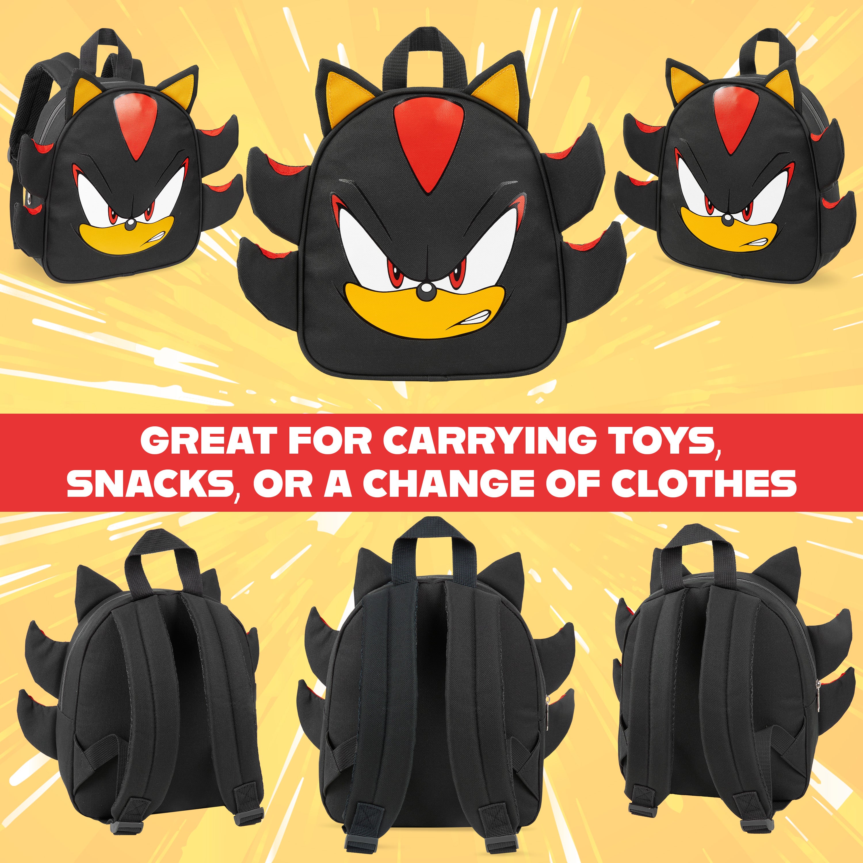 sonic-sac-dos-enfant-gamer-bleu-l-ger image 2