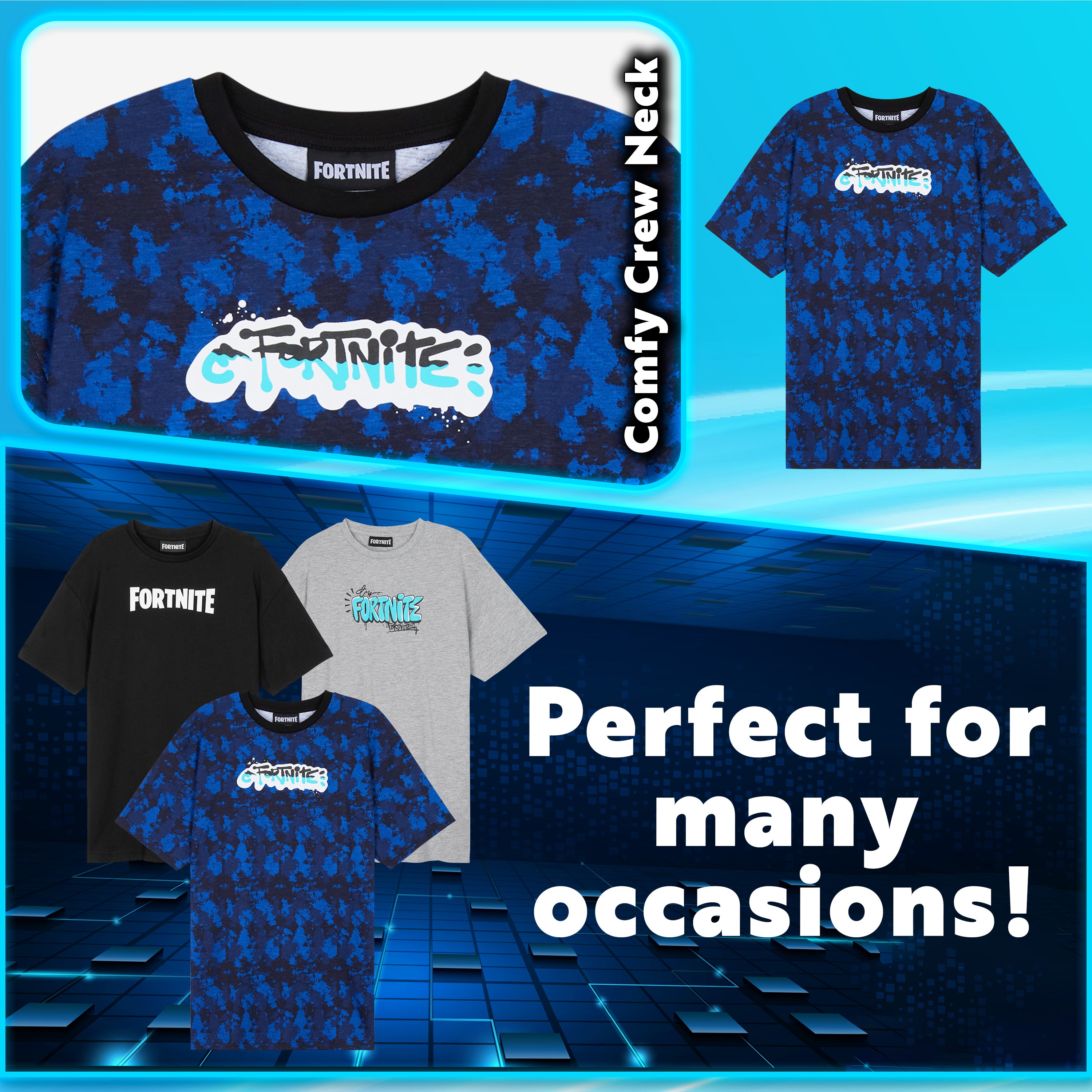 get-trend-boys-fortnite-t-shirt-gar-on-lot-3-14-ans-coton image 5