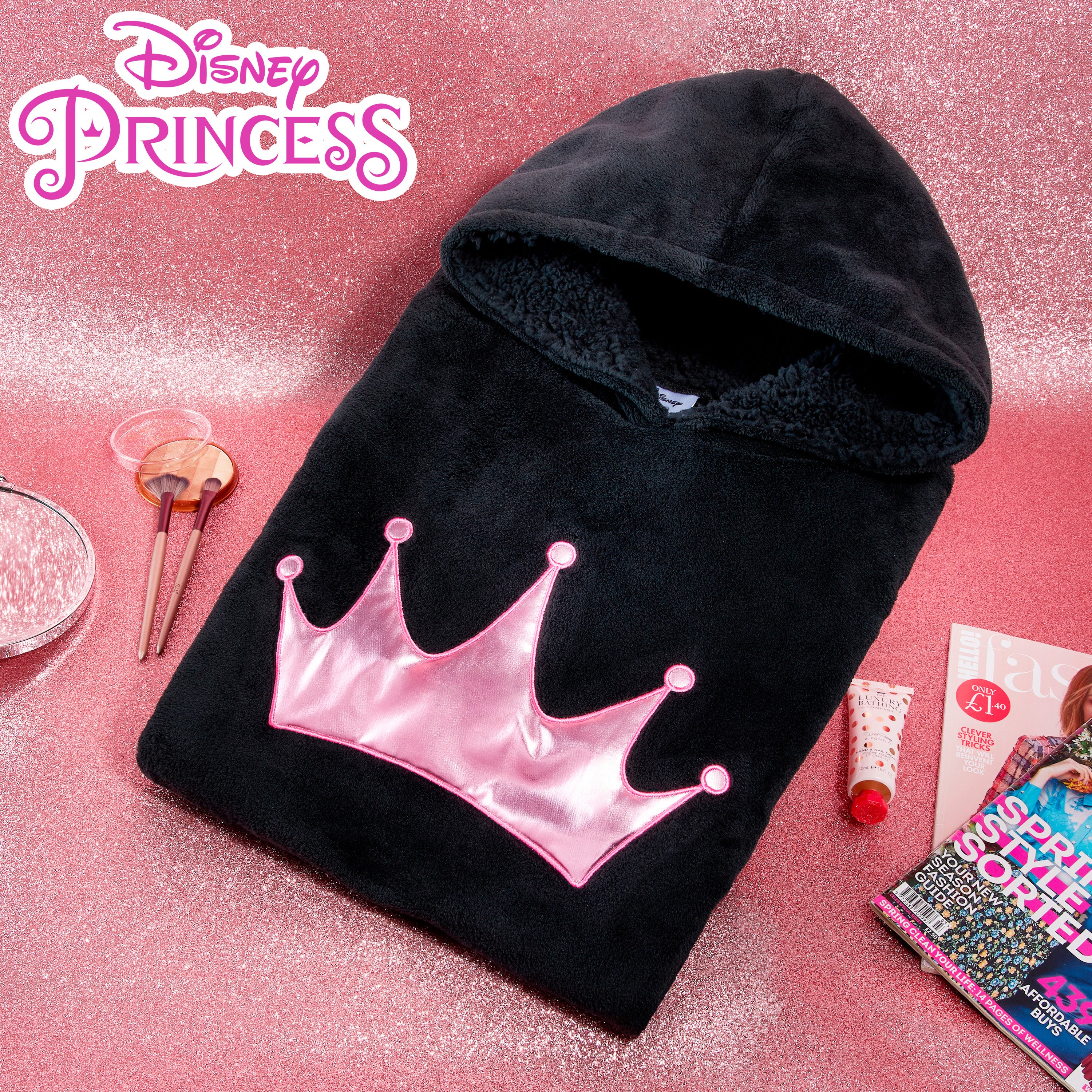 disney-hoodie-plaid-sweat-princesse-femme-taille-unique image 2