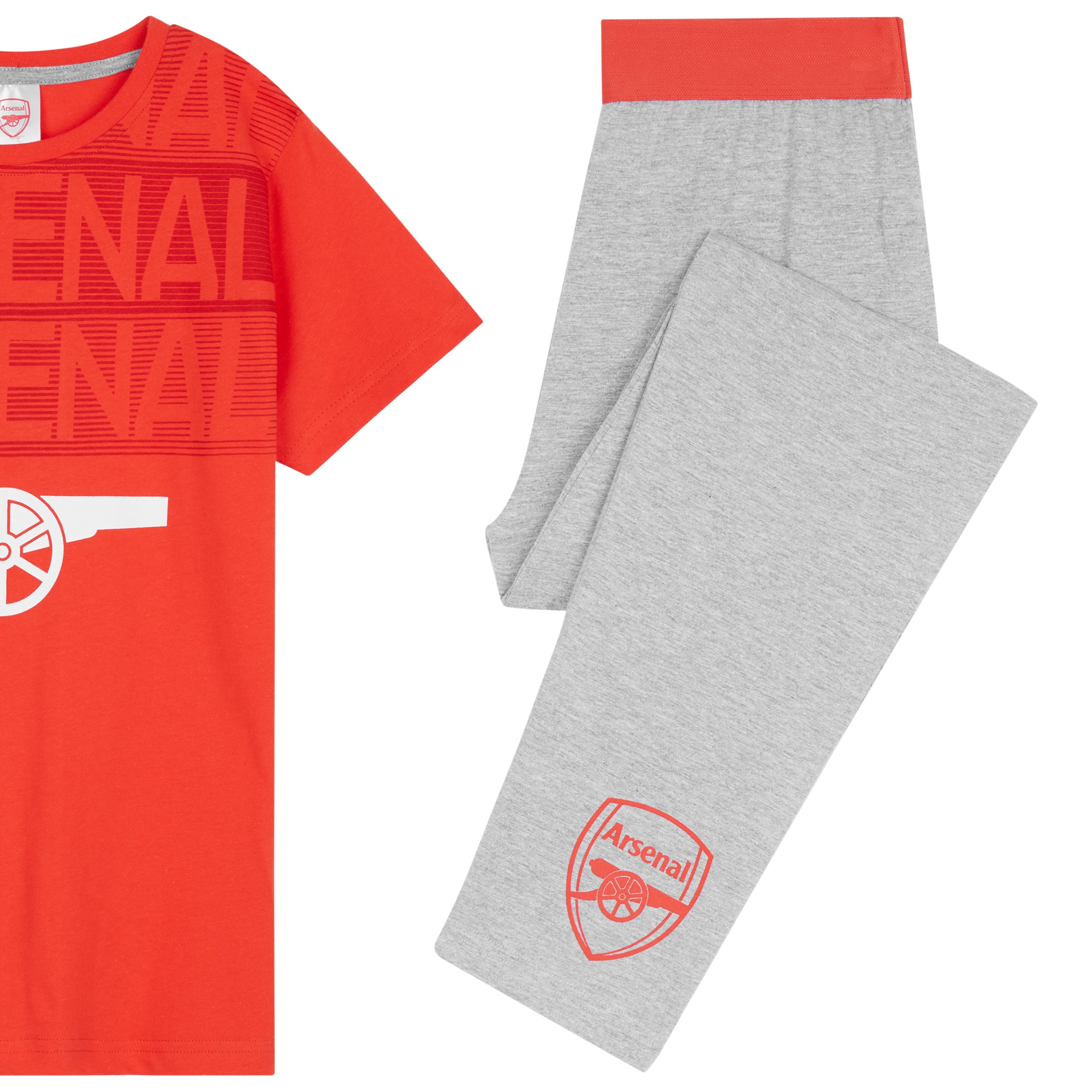 arsenal-pyjama-gar-on-rouge-gris-5-14-ans image 2
