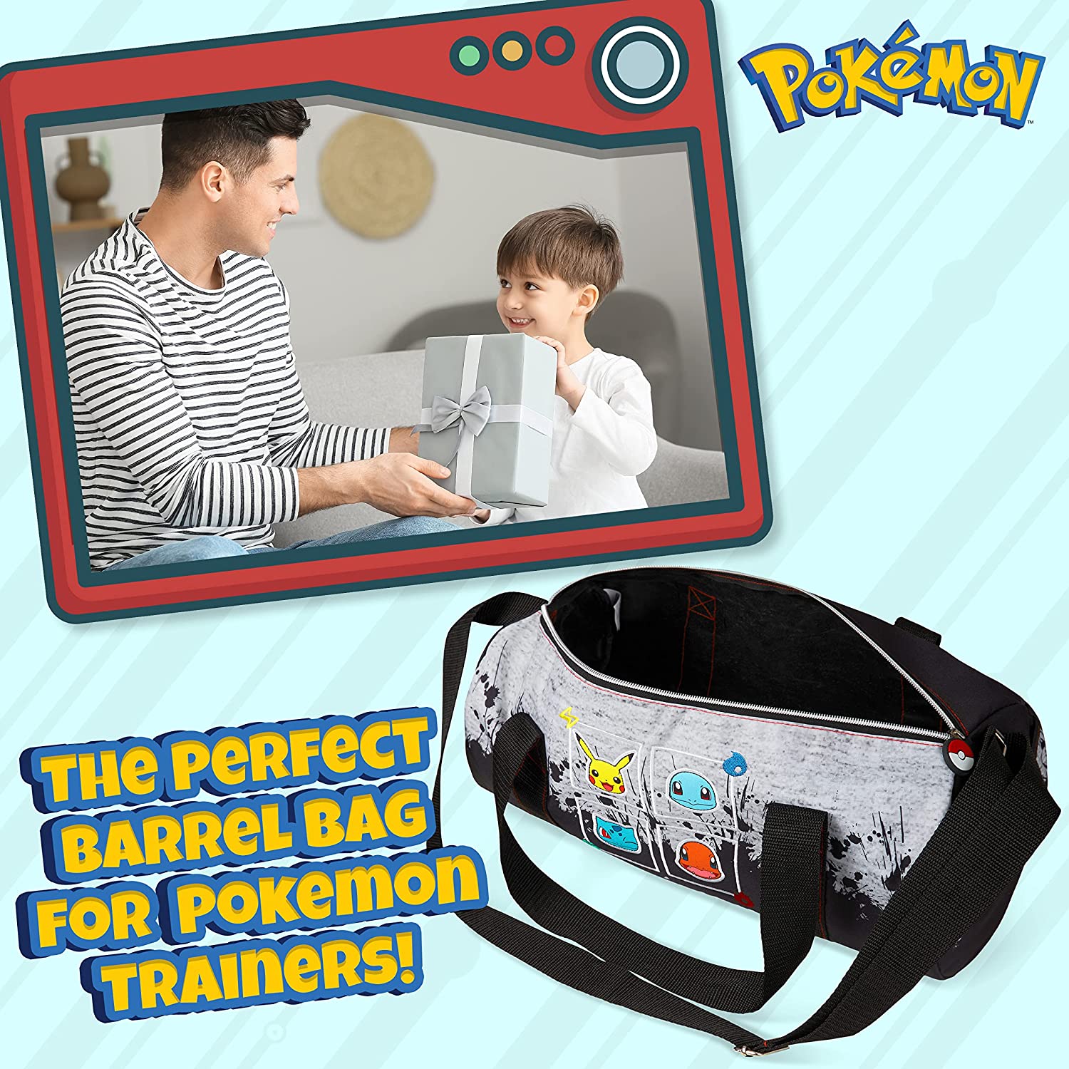 pok-mon-pikachu-sac-de-sport-enfant-polochon-grand-voyage image 2