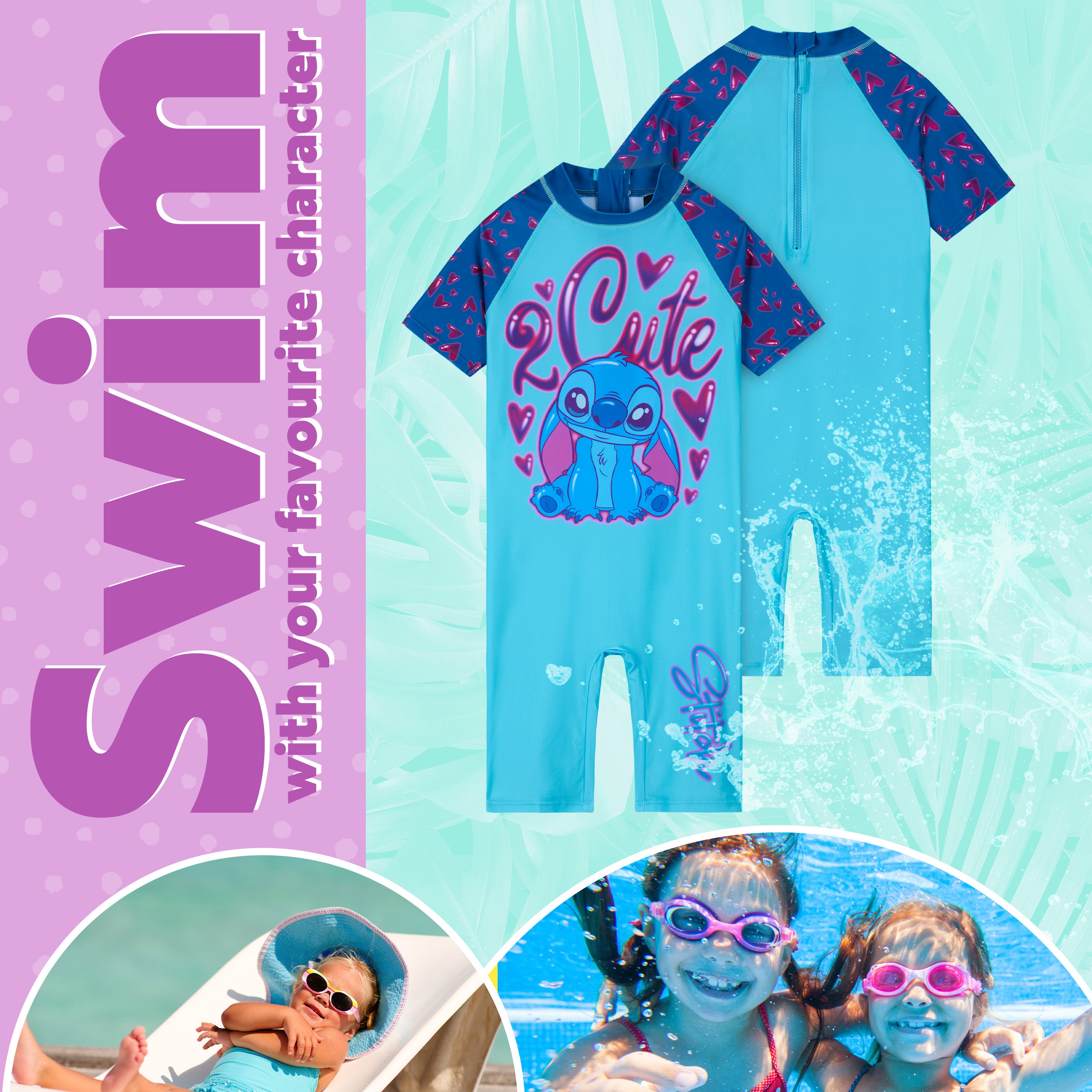 disney-maillot-de-bain-fille-une-pi-ce-7-8-ans-stitch image 5