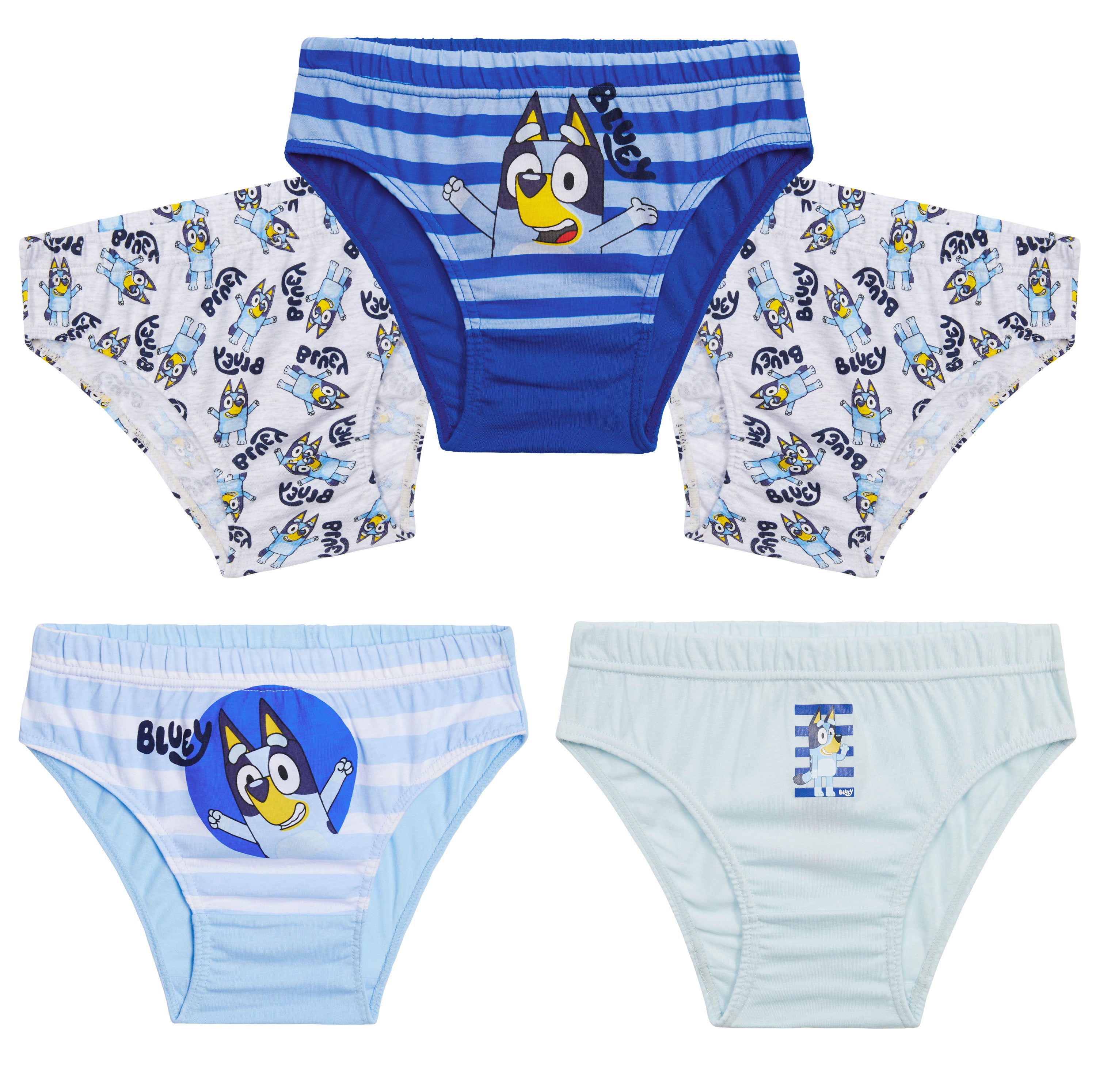bluey-slip-gar-on-coton-pack-5-taille-5-6-ans-motifs image 1