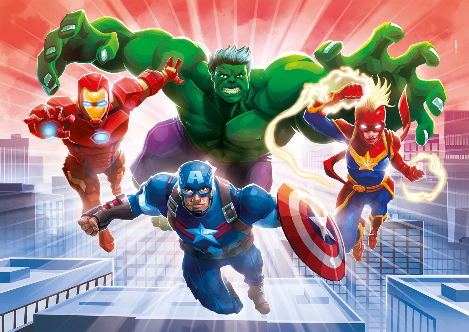 marvel-avengers-puzzle-clementoni-104-pi-ces-phosphorescent-6-ans image 2