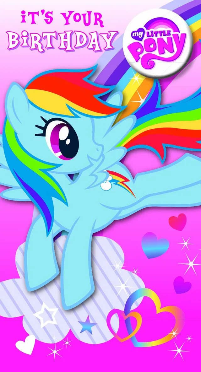 my-little-pony-carte-anniversaire-have-amazing-time image 1