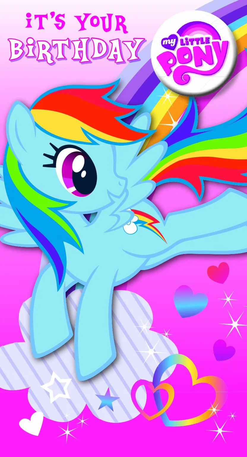 my-little-pony-carte-anniversaire-have-amazing-time image 1
