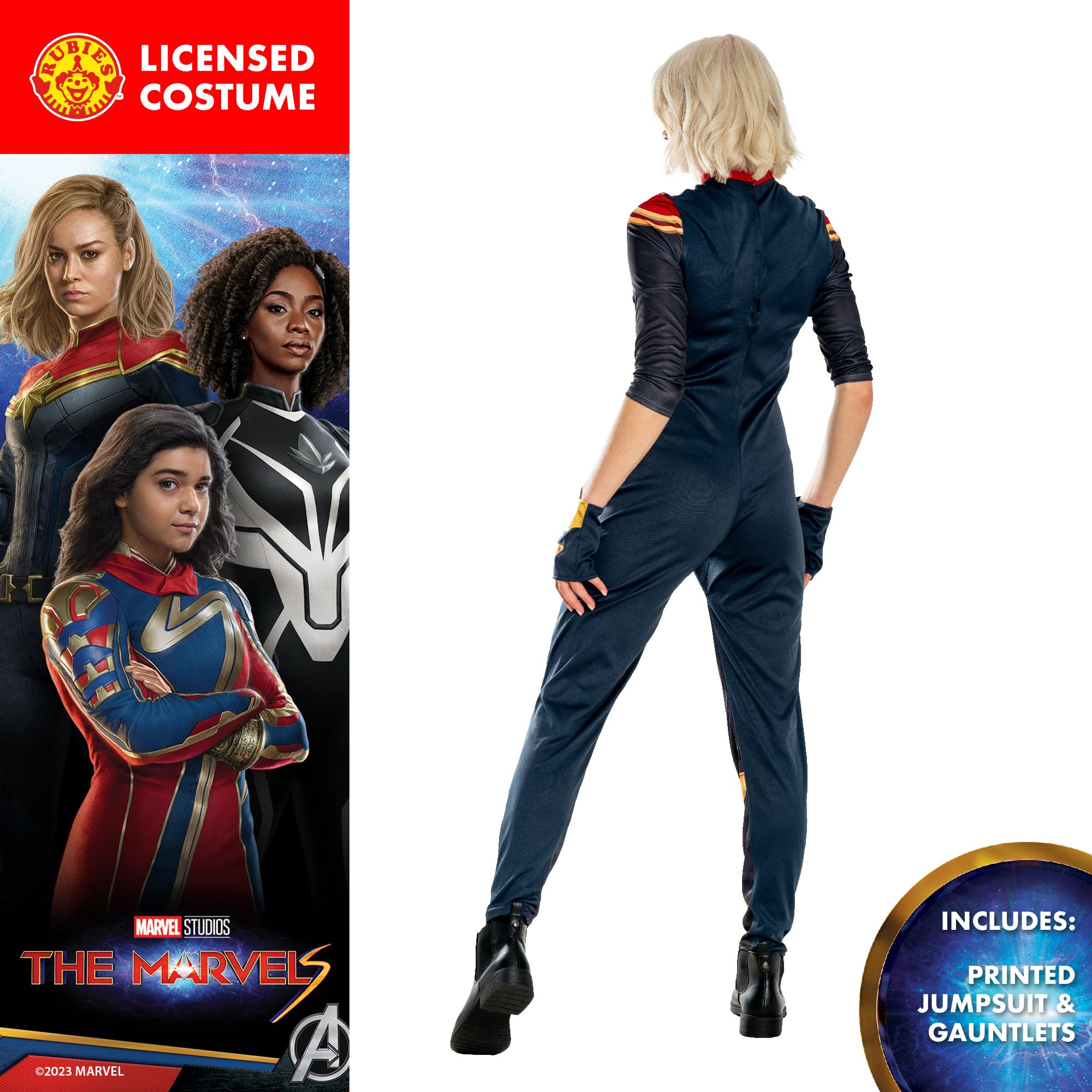 marvel-costumes-captain-marvel-d-guisement-femme-s-rouge image 2