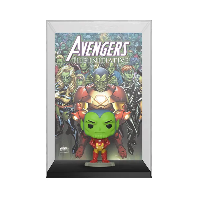 funko-pop-comic-cover-iron-man-skrull-figurine-vinyle image 1