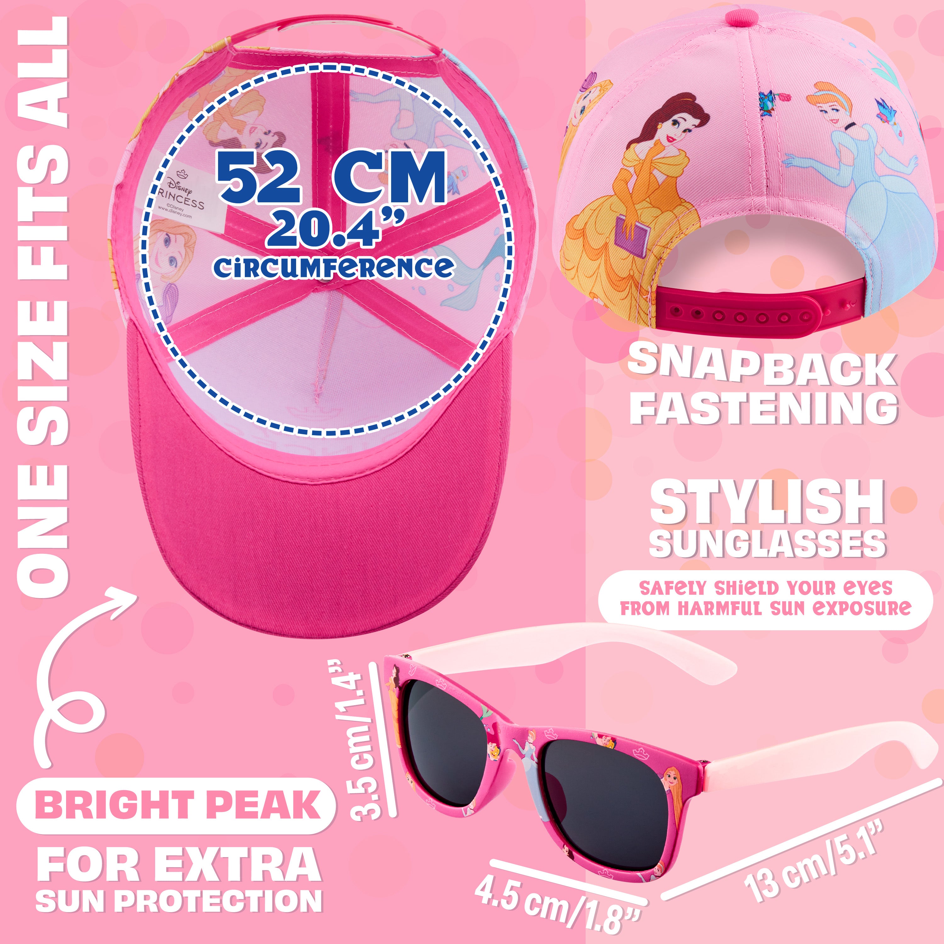 princesses-disney-casquette-lunettes-uv400-fille-t image 6
