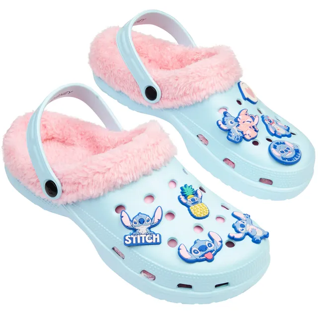 disney-stitch-sabots-femme-doublure-polaire-breloques-jardin image 1