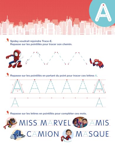 spidey-cahier-effa-able-lettres-majuscules-enfant-marvel image 8