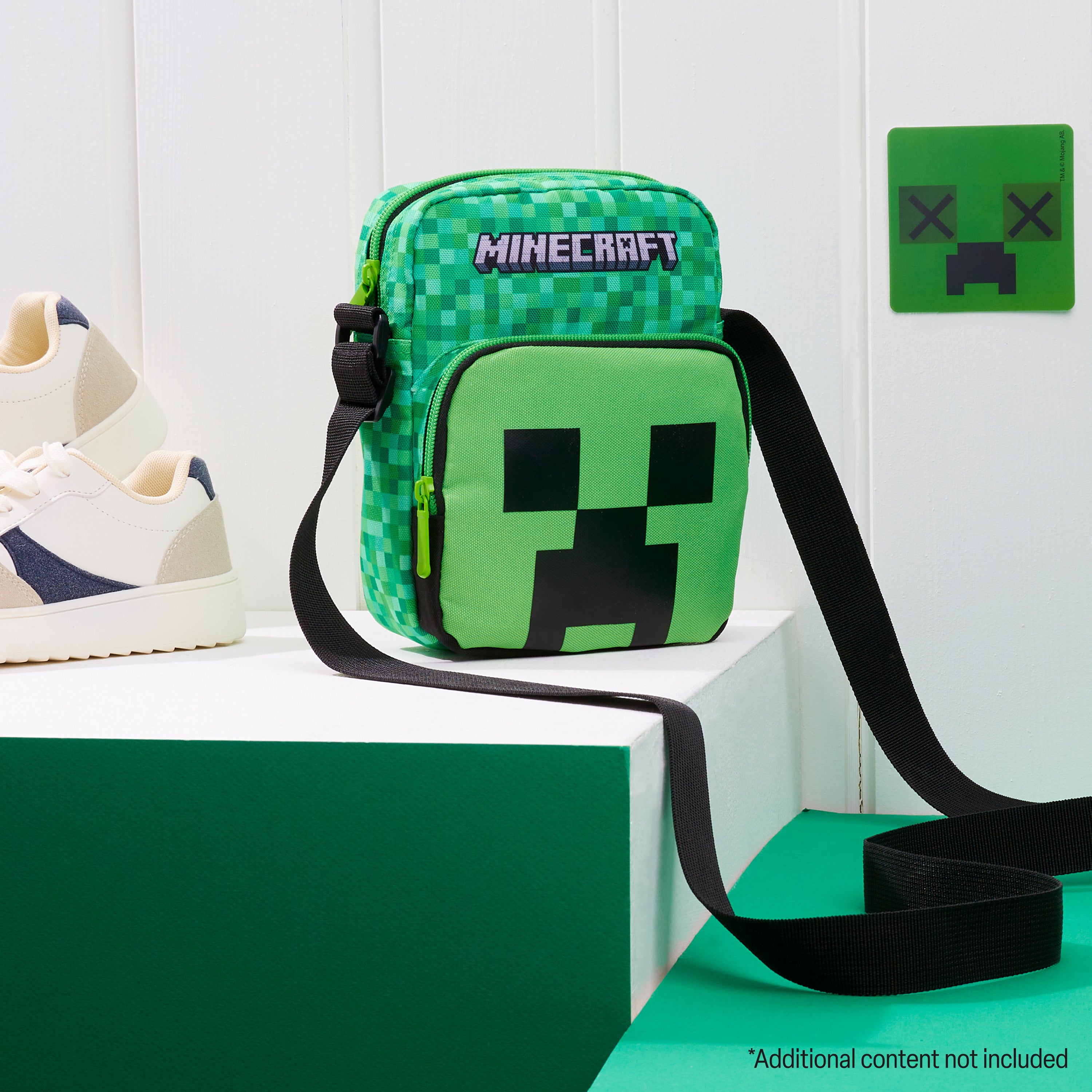 minecraft-sac-bandouli-re-enfant-creeper-r-glable image 2