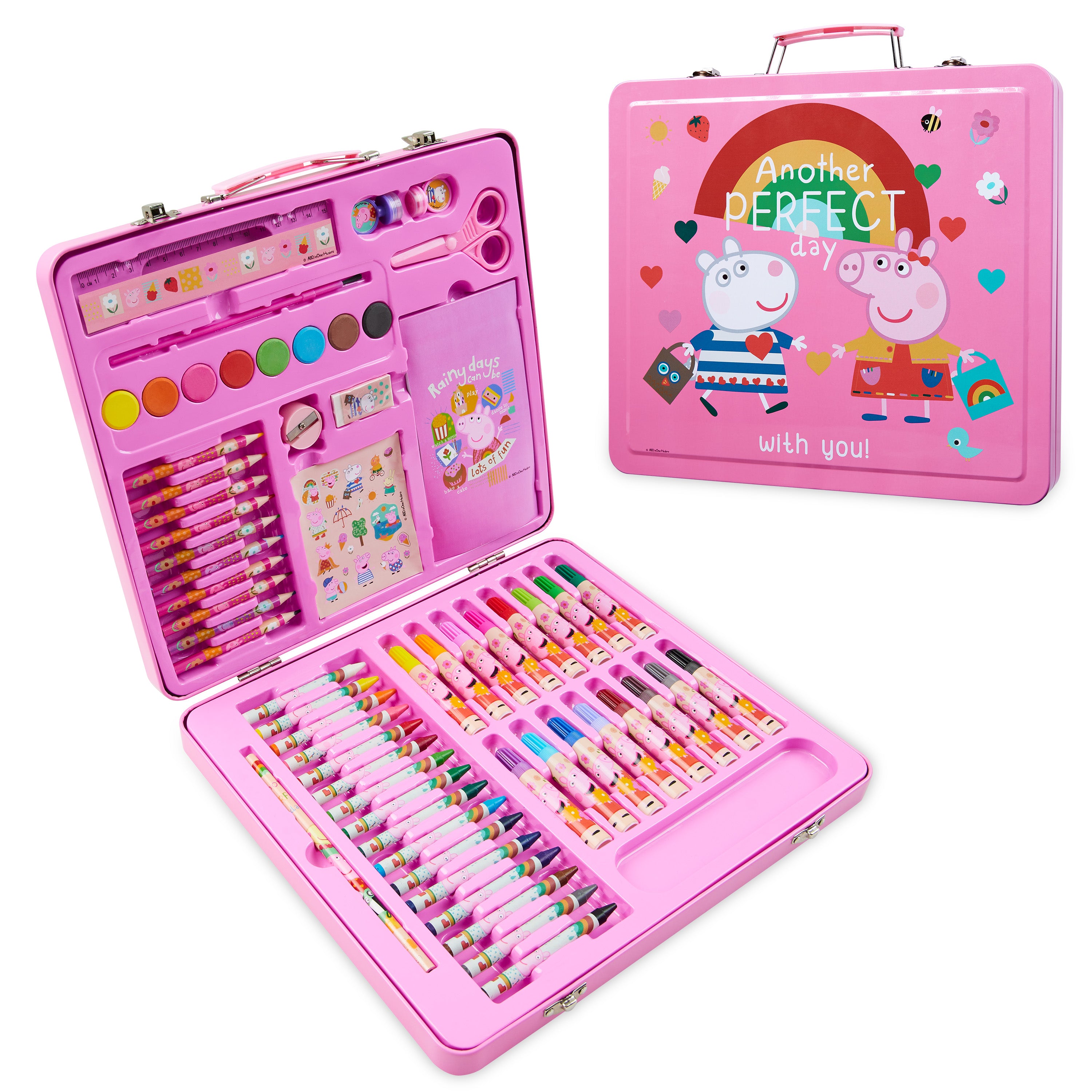 peppa-pig-coffret-dessin-enfant-40-pi-ces-rose-voyage image 1