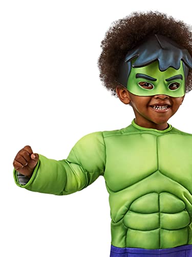 marvel-spidey-costume-hulk-enfant-3-4-ans-combinaison-masque image 5