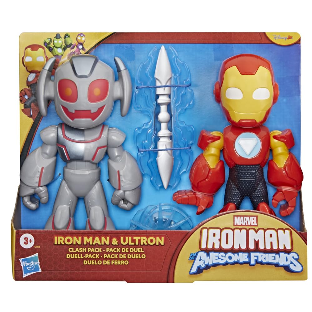 marvel-iron-man-et-ultron-pack-duel-figurine-22-5-cm-multipack-3 image 3