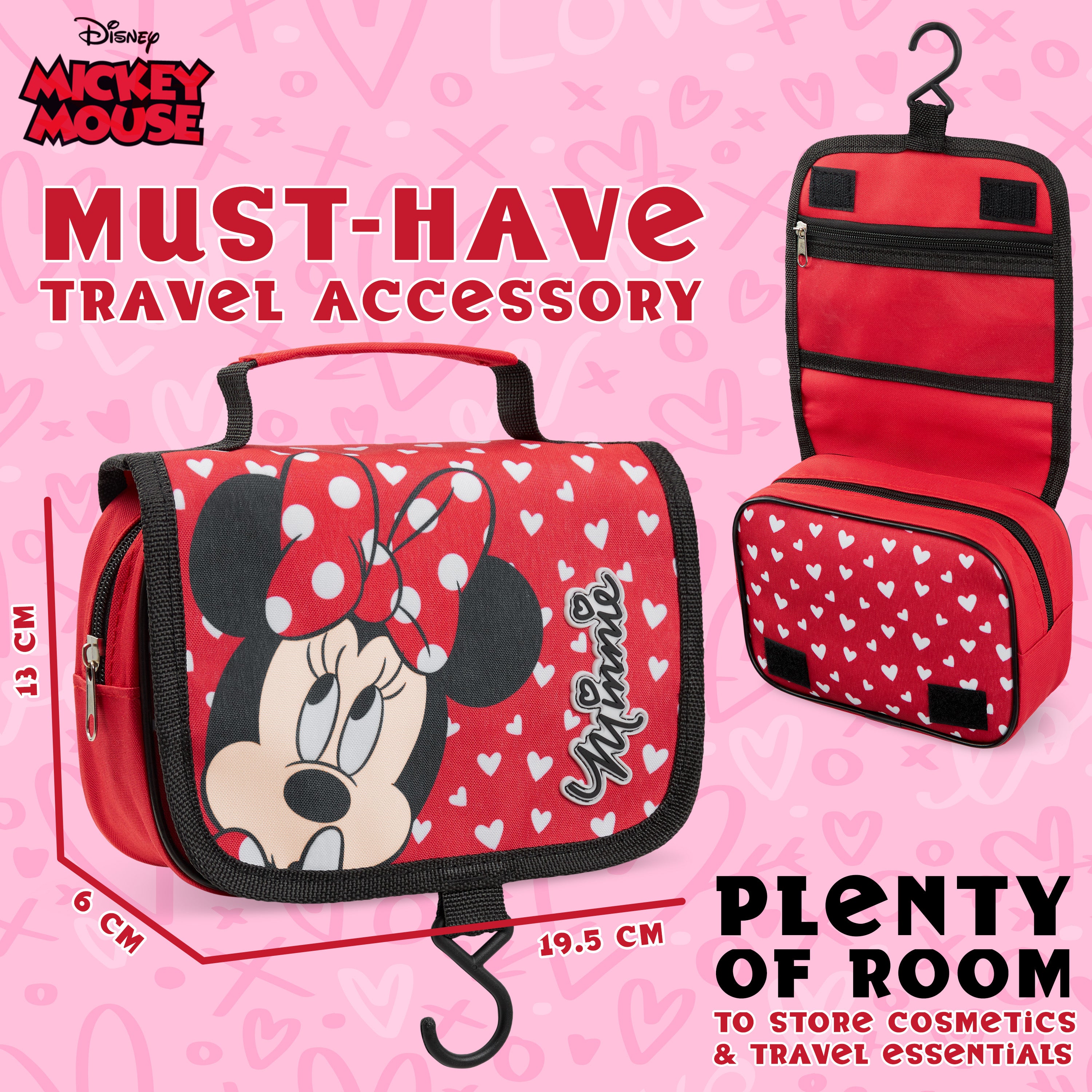 disney-minnie-trousse-de-toilette-suspendue-rouge-crochet image 6