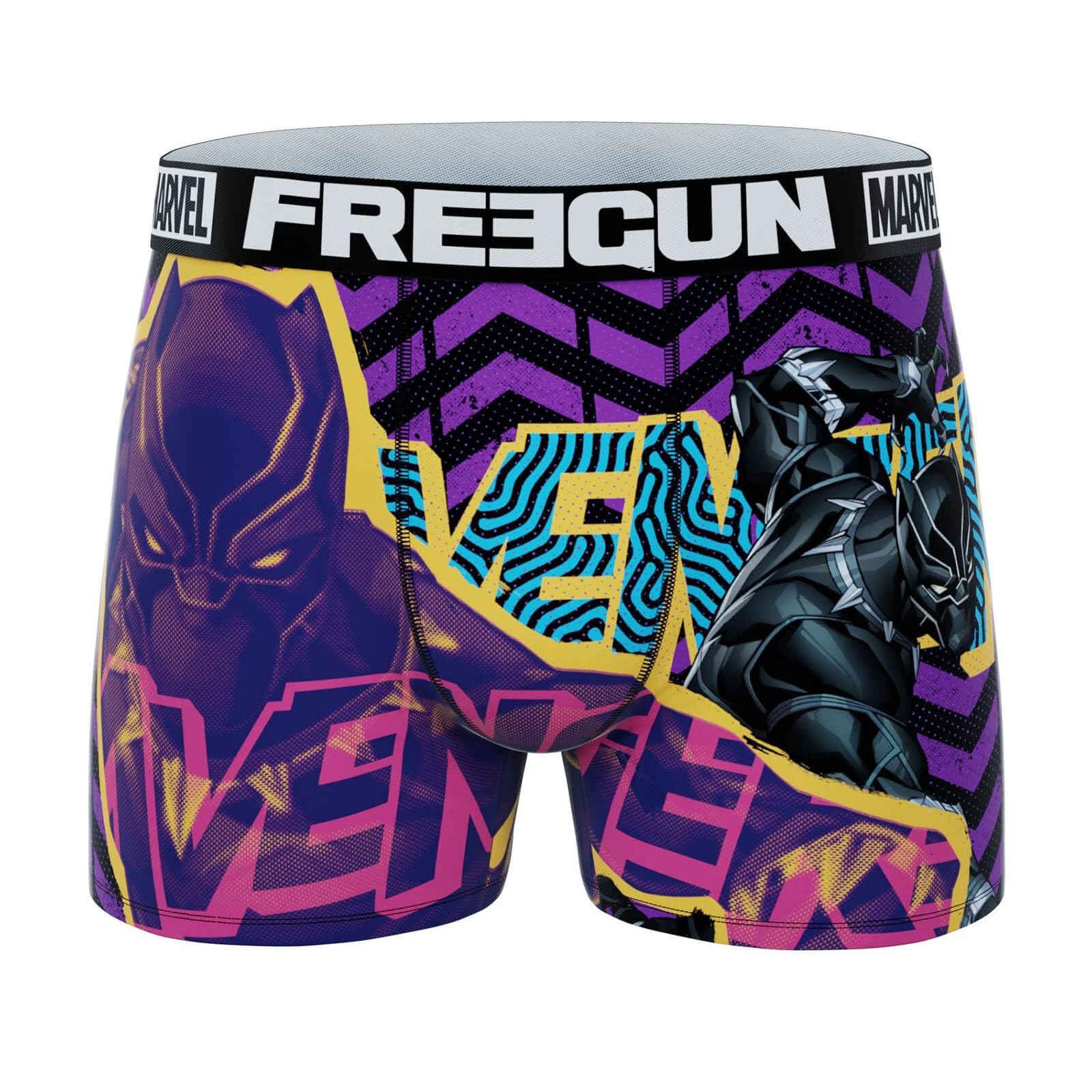 freegun-marvel-avengers-black-panther-boxer-homme-noir-taille-m image 1