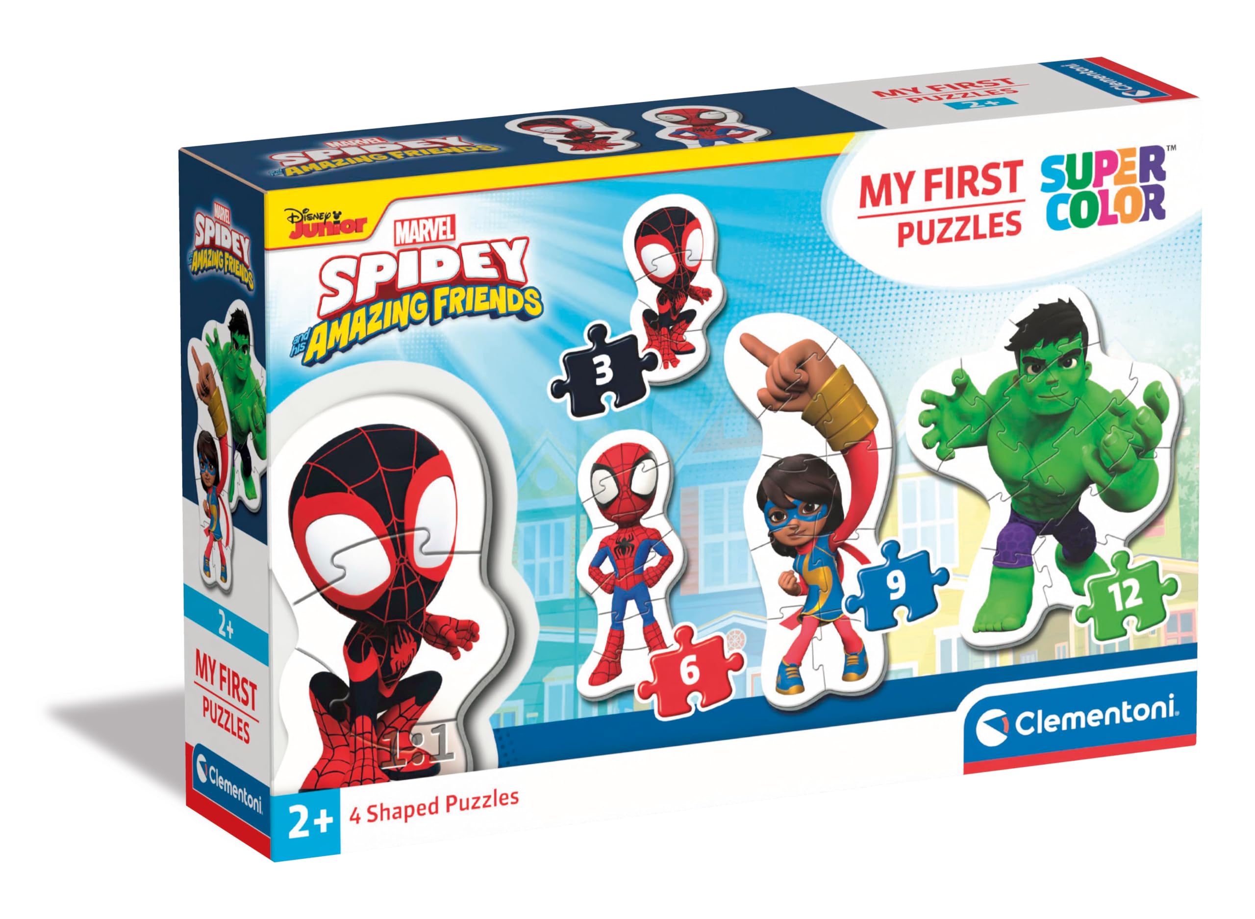 marvel-spidey-my-first-puzzle-enfant-3-6-9-12-pi-ces image 1