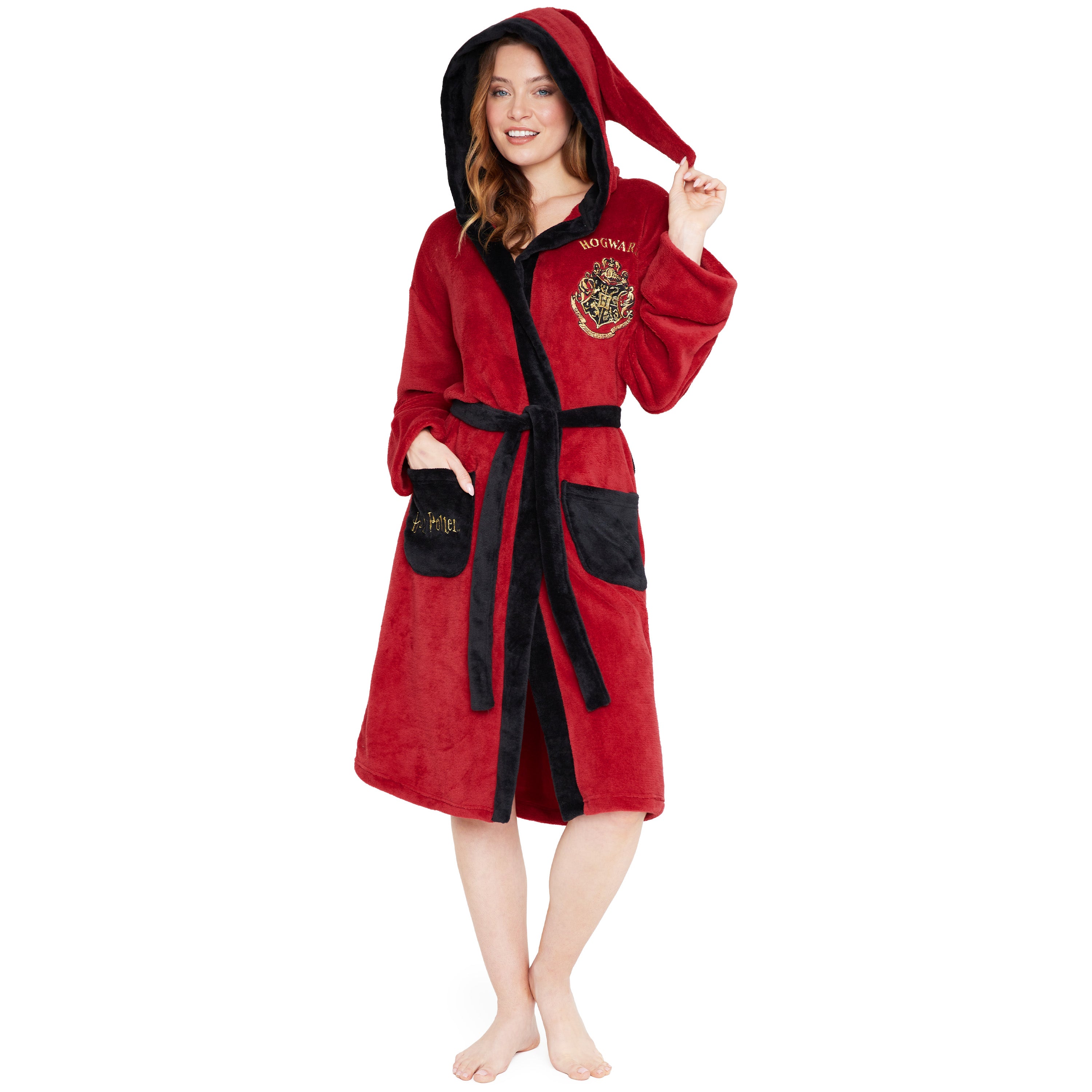 harry-potter-peignoir-polaire-femme-capuche-m image 1