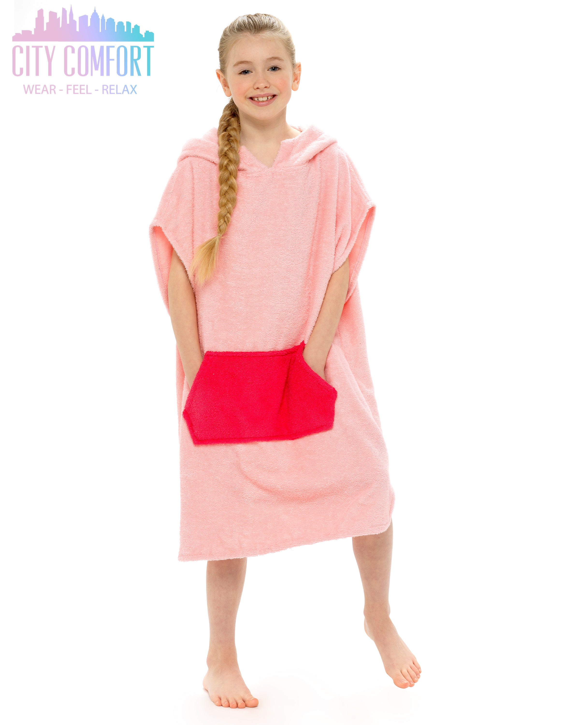 citycomfort-poncho-serviette-enfant-coton-3-5-ans image 6