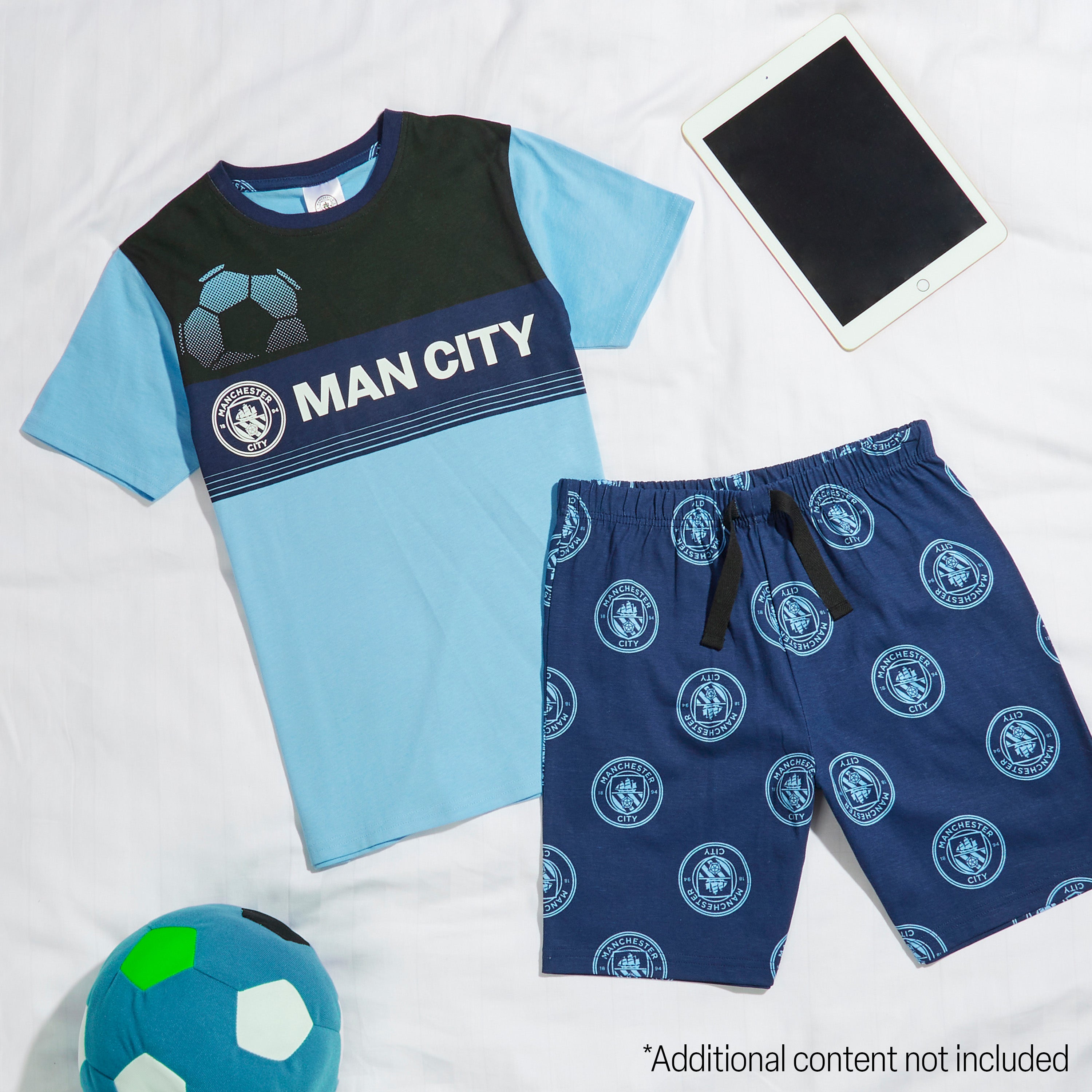 get-trend-boys-manchester-city-pyjama-short-gar-on-noir-bleu-9-10-ans image 2