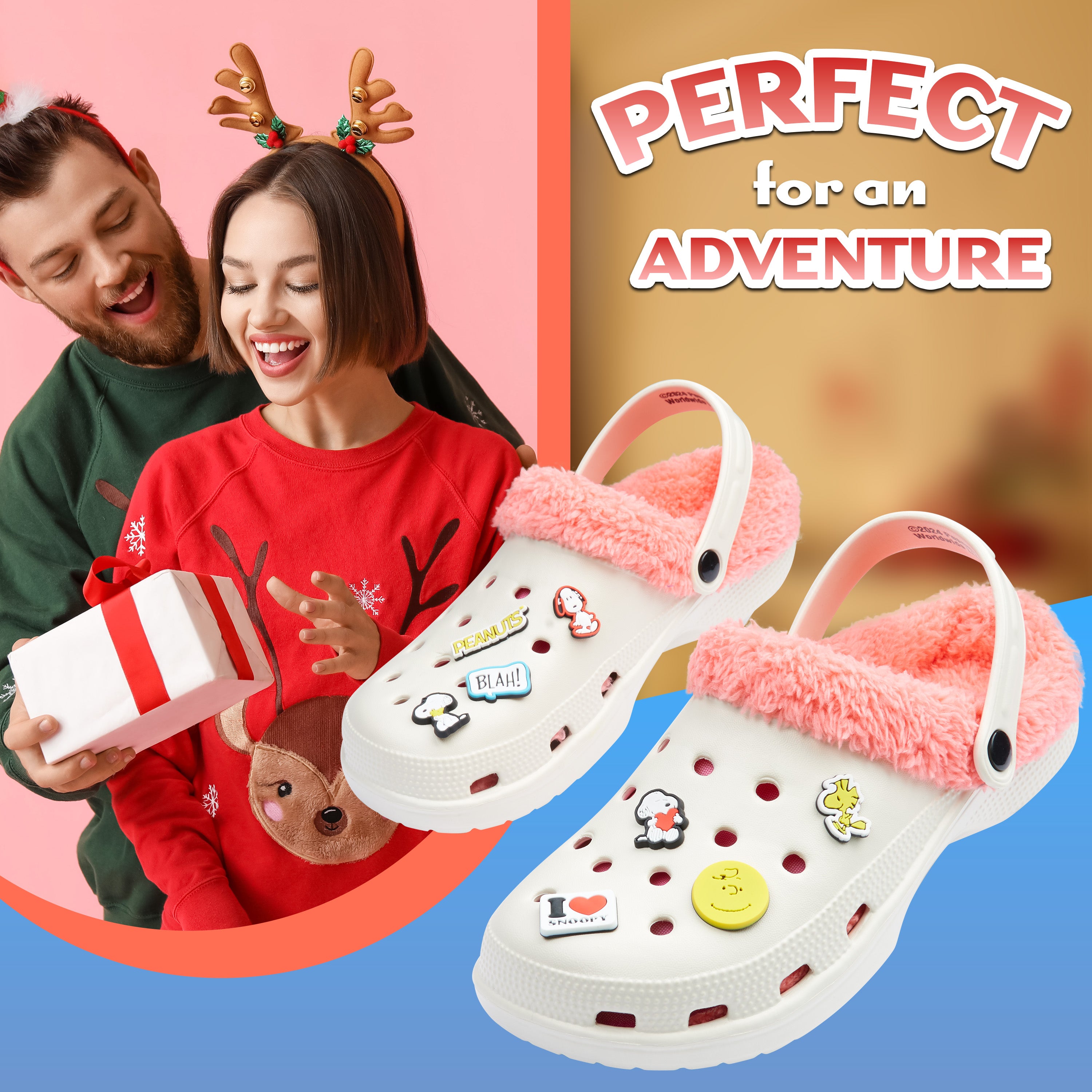 snoopy-sabots-femme-fourr-s-hiver-charms-amovibles image 3