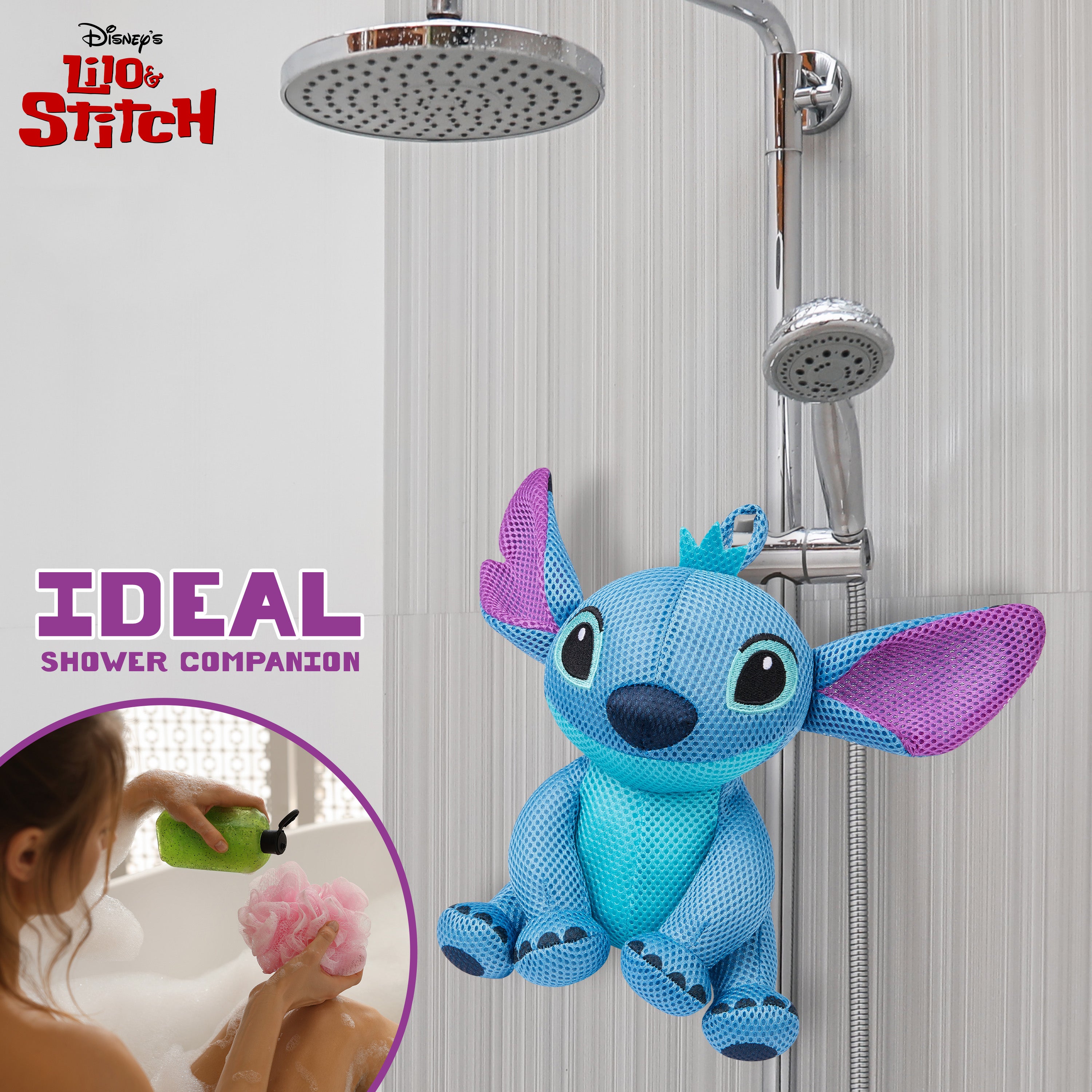 get-trend-boys-stitch-ponge-bain-enfant-fleur-douche-douce image 4