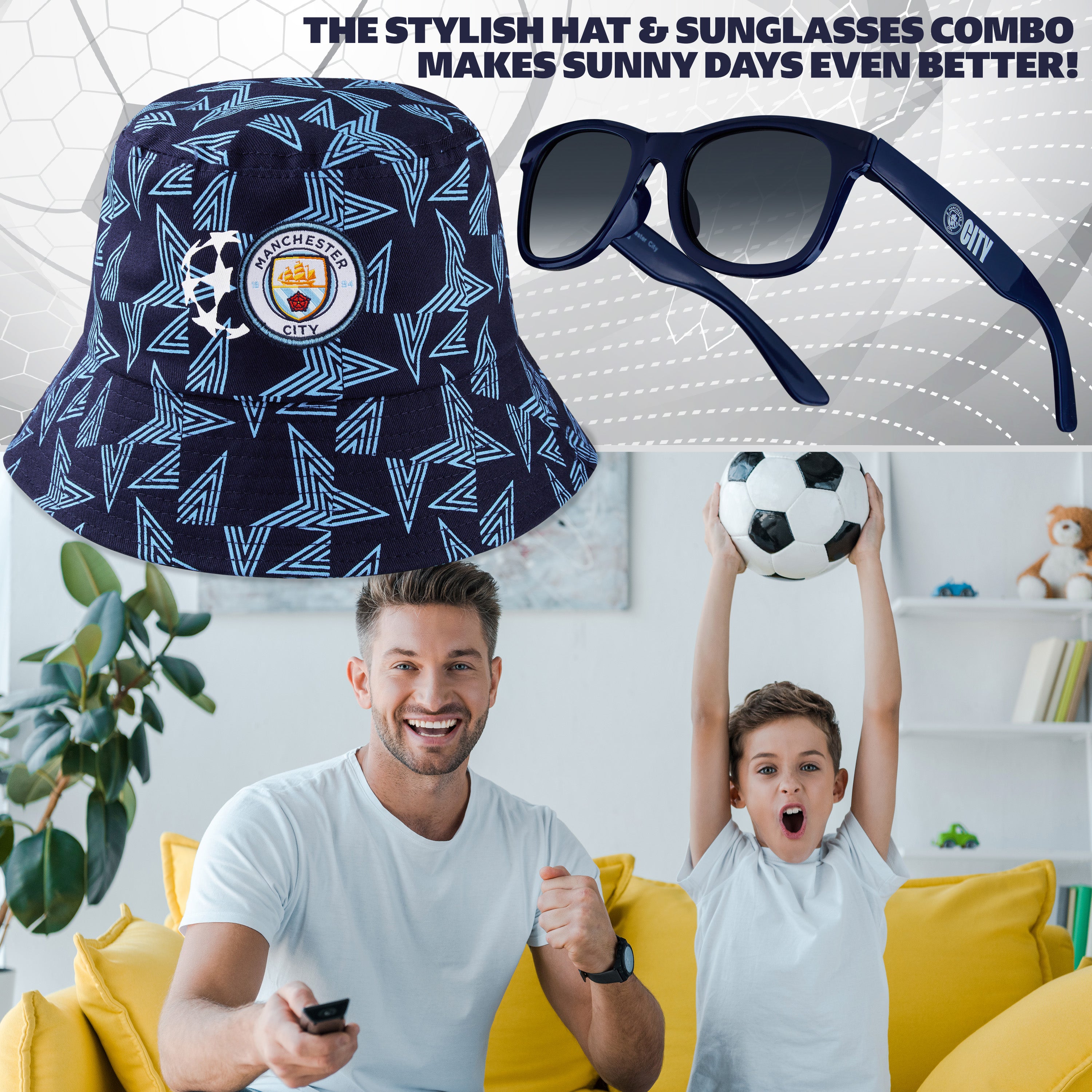 manchester-city-bob-enfant-lunettes-soleil-uv-set-officiel image 3