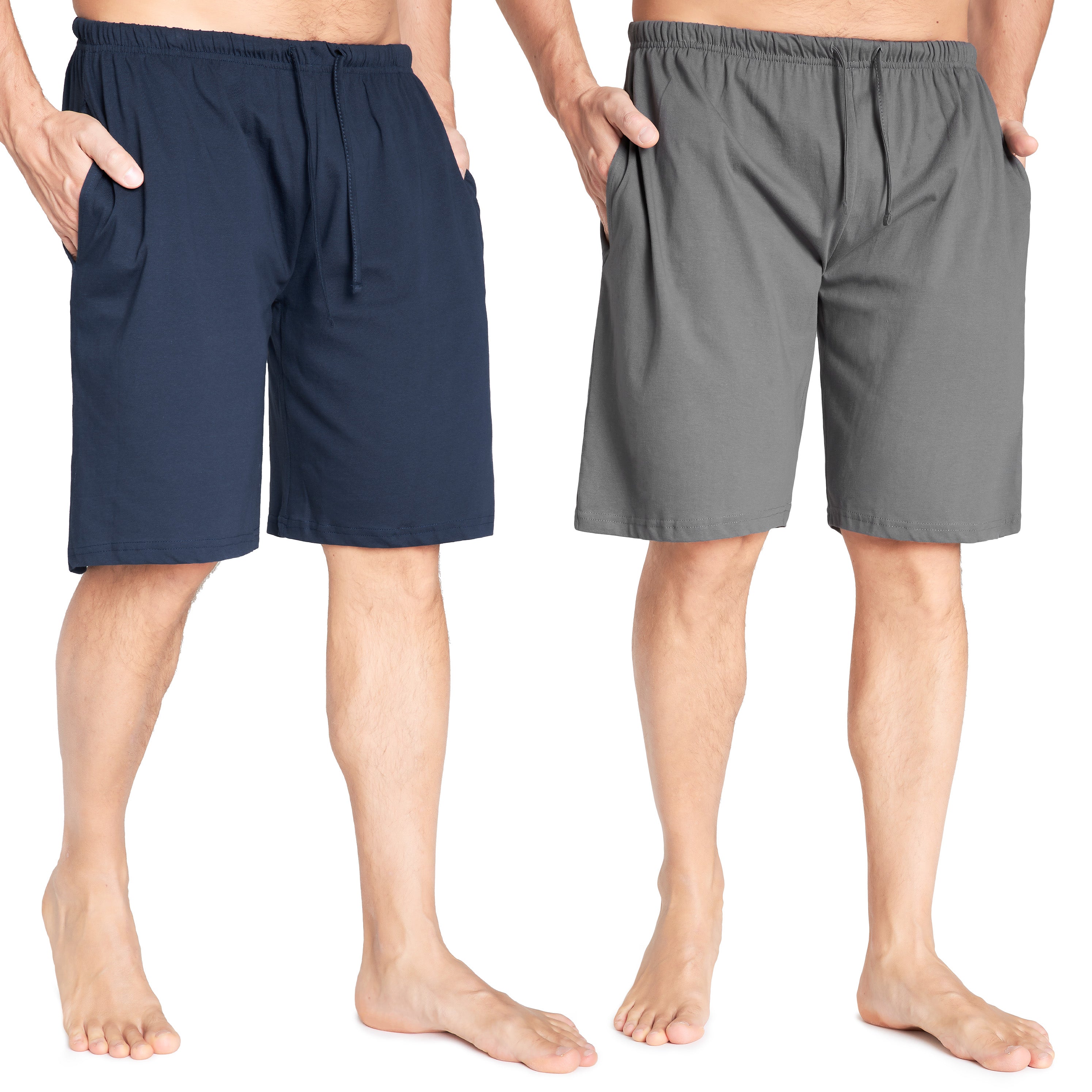 citycomfort-short-pyjama-homme-coton-lot-de-2-poches image 2