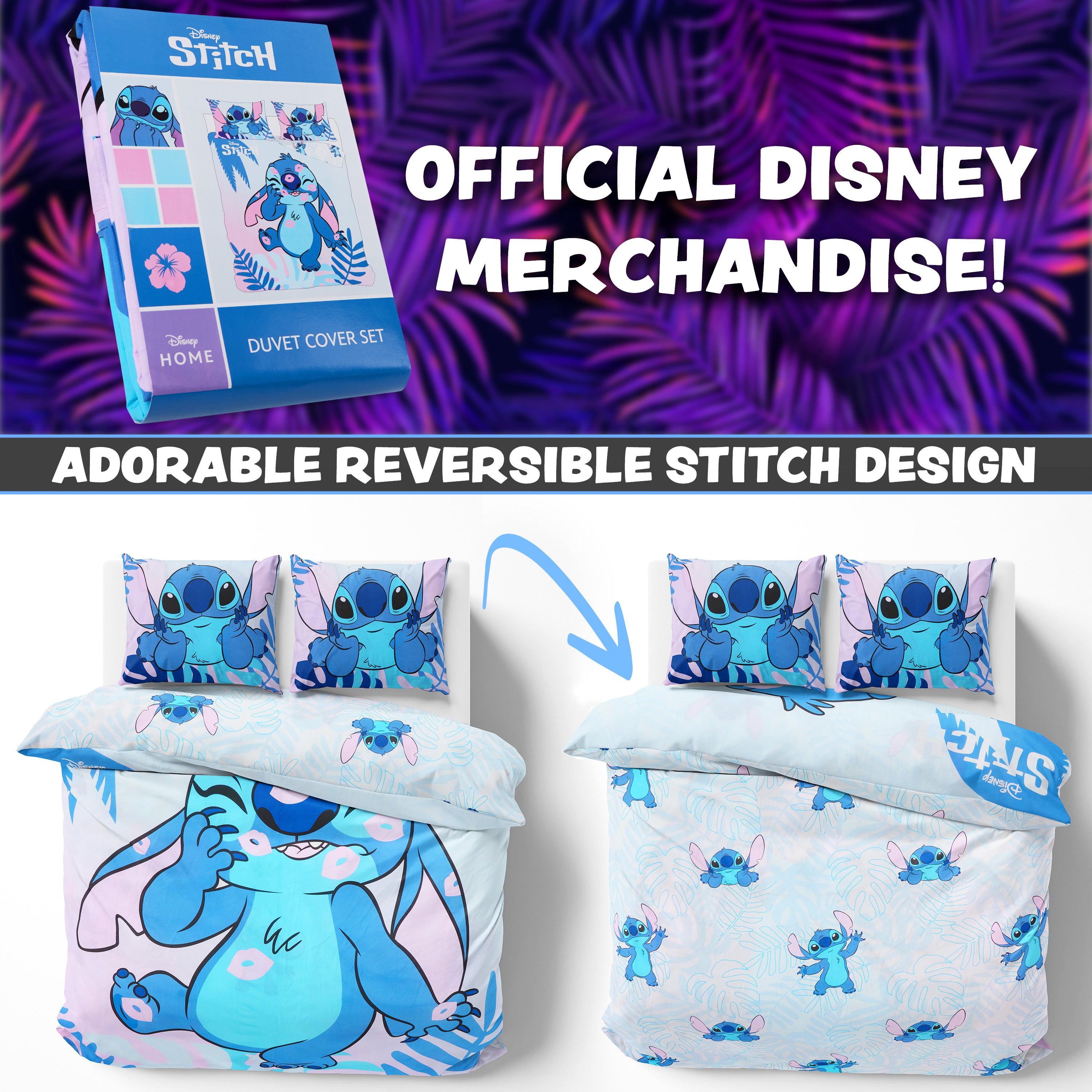 get-trend-stitch-housse-de-couette-double-bleue-taies image 6