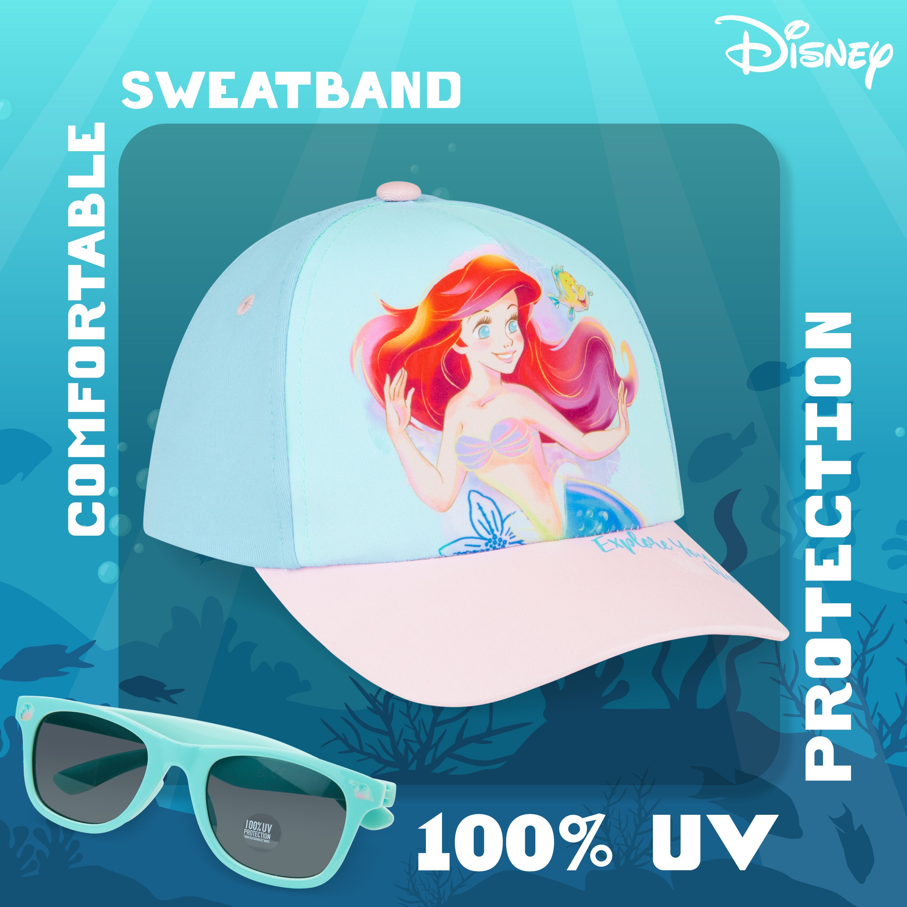 disney-la-petite-sir-ne-casquette-lunettes-fille-uv400 image 4