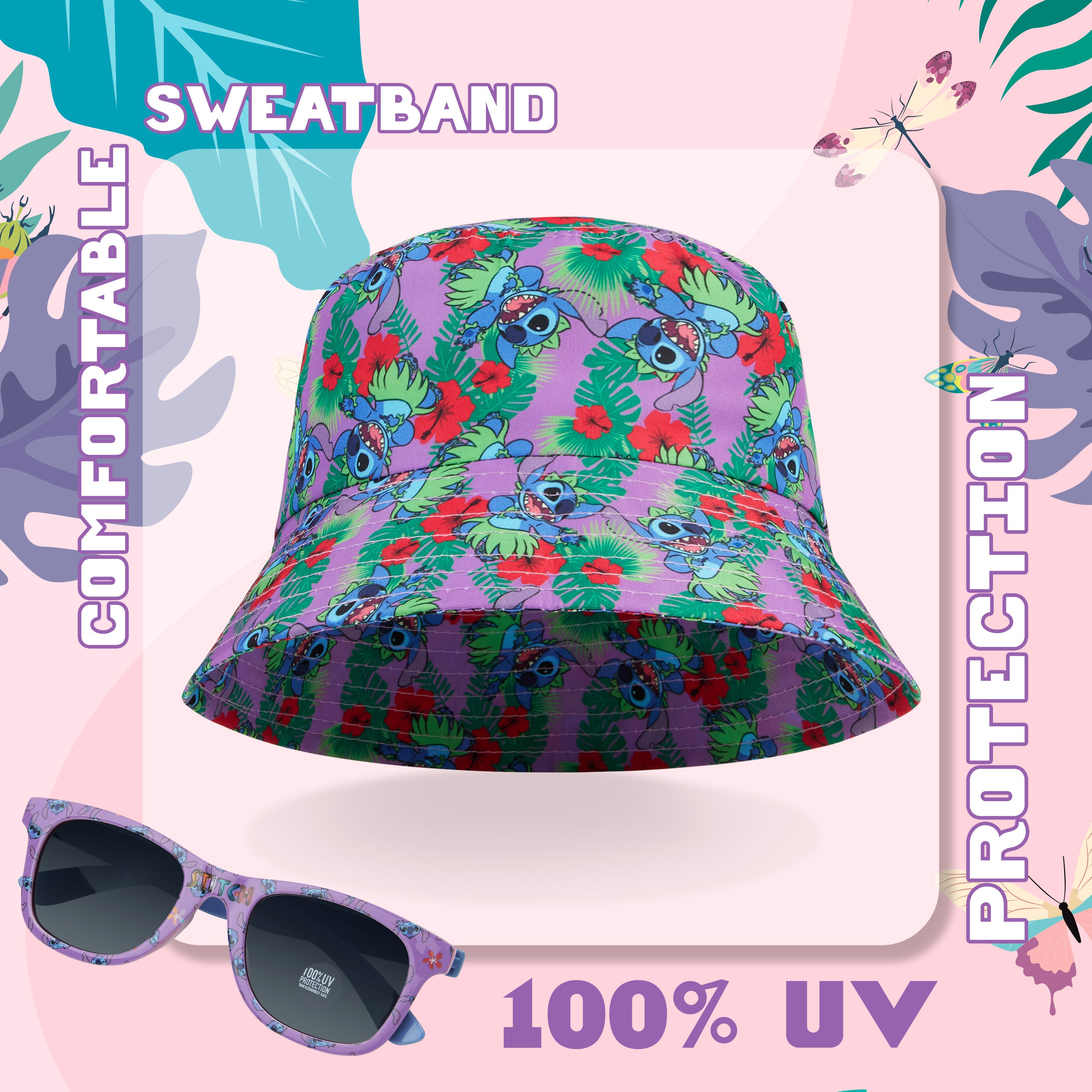 disney-stitch-bob-fille-et-lunettes-soleil-uv image 4