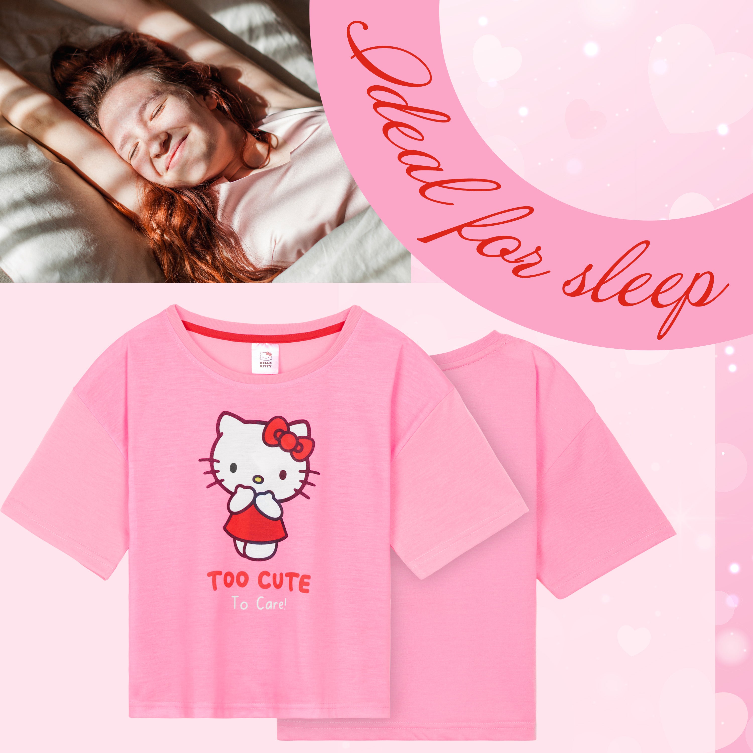 hello-kitty-ensemble-pyjama-fille-9-10-ans-doux-2-pi-ces image 3