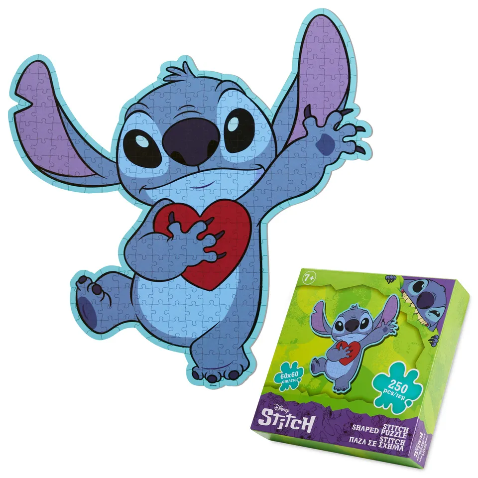 disney-stitch-puzzle-250-pi-ces-forme-stitch-7-ans-et-plus image 1