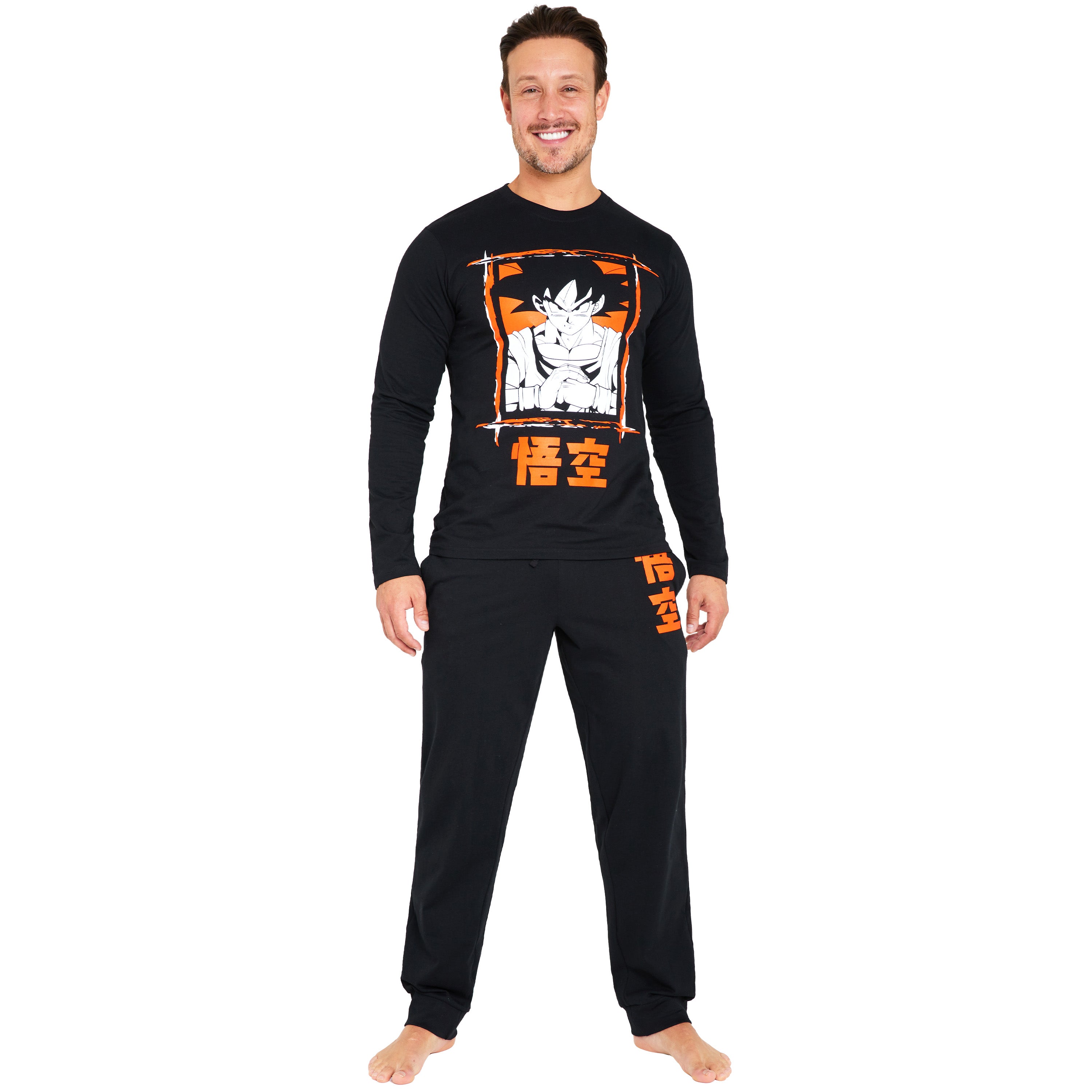 dragon-ball-z-pyjama-long-homme-manches-longues-taille-s image 1