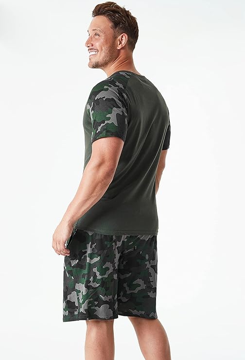 citycomfort-pyjama-short-homme-coton-t-shirt-et-short image 5