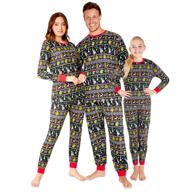 shrek-pyjama-no-l-famille-homme-coton-manches-longues image 1