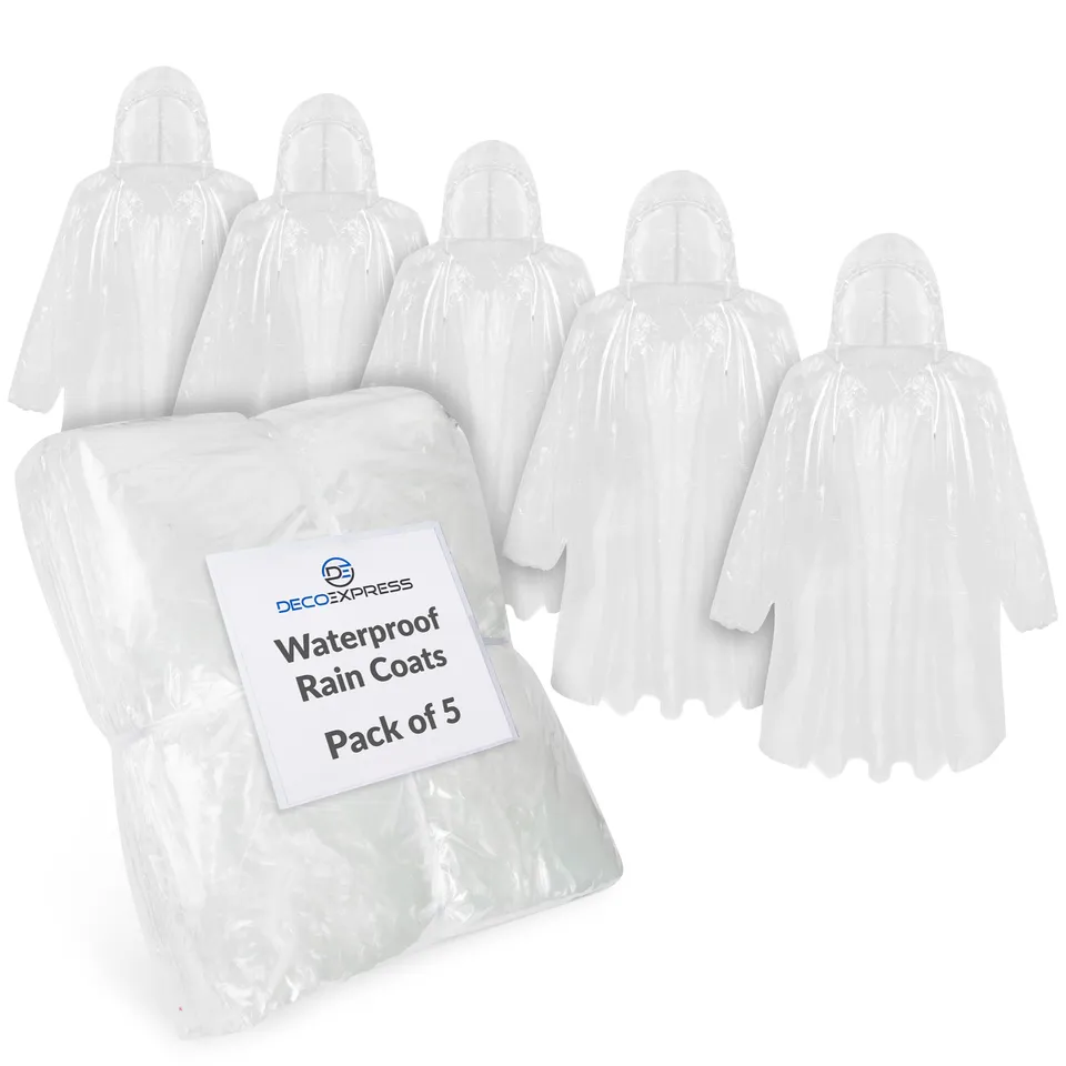 citycomfort-poncho-pluie-enfant-transparent-jetable image 1