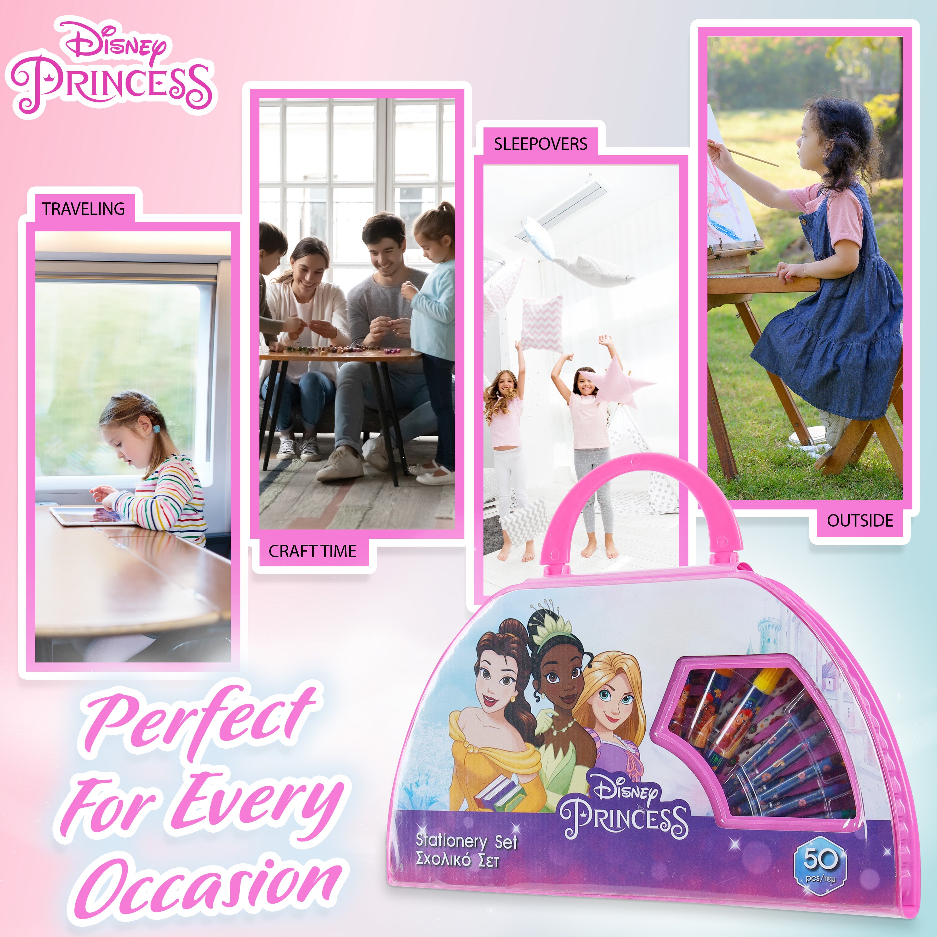 disney-princess-kit-dessin-enfant-50-pi-ces-mallette-rose image 6