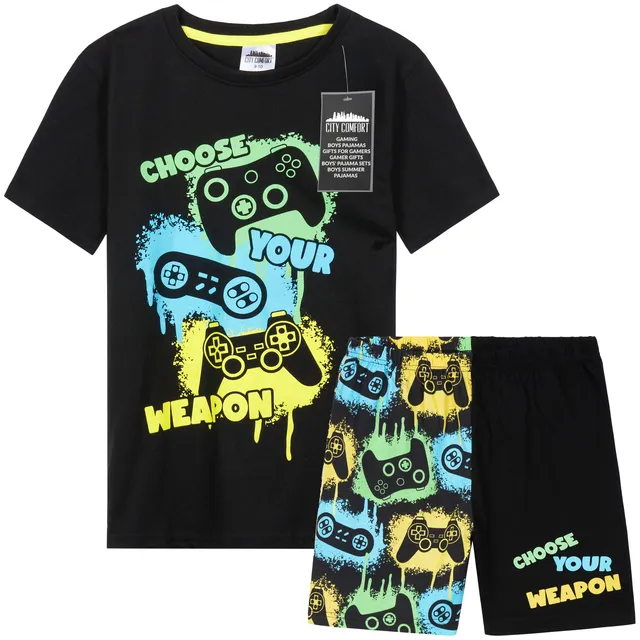 citycomfort-boys-pyjama-short-gar-on-manches-courtes image 1