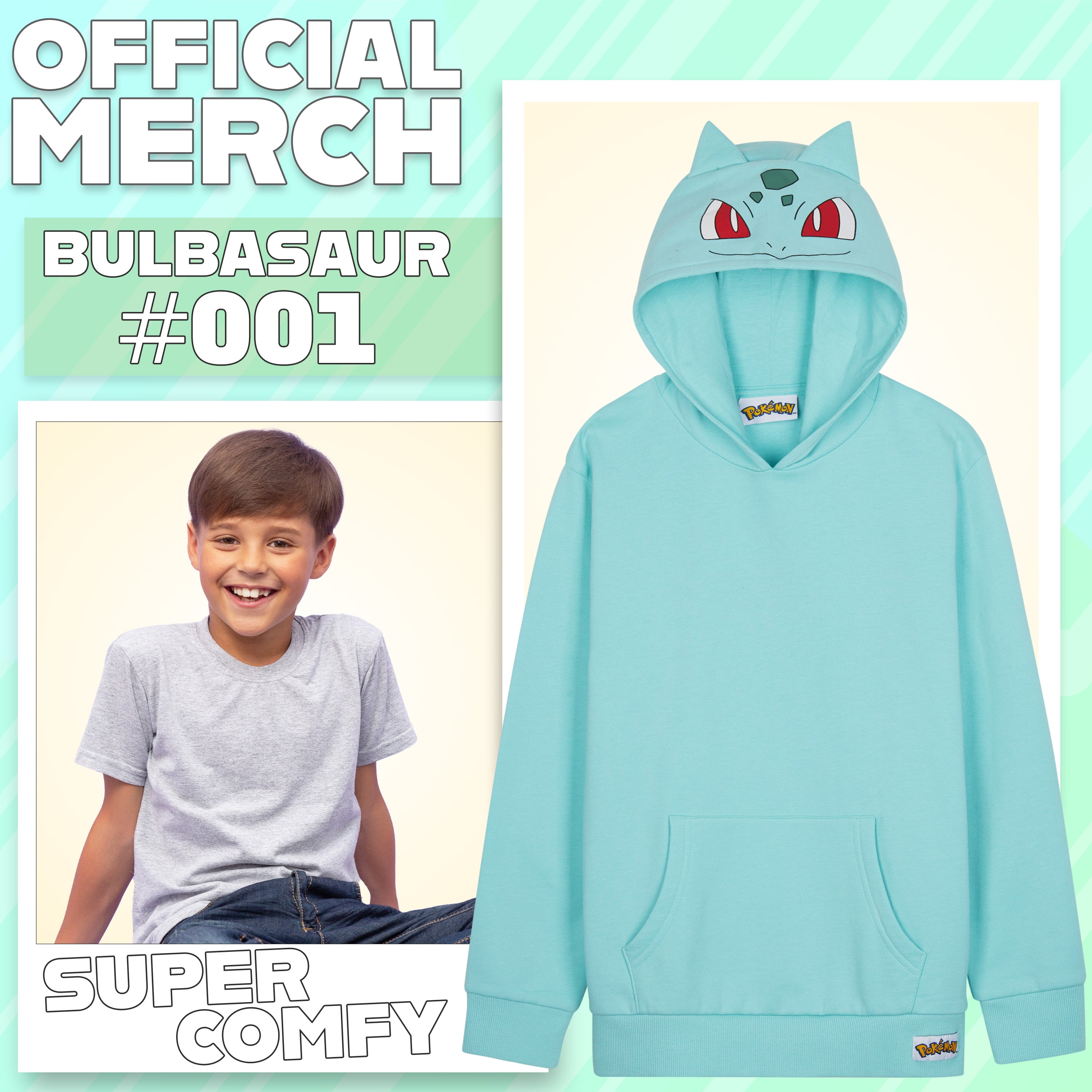 pok-mon-sweat-capuche-gar-on-pikachu-poche-kangourou-11-12-ans image 3